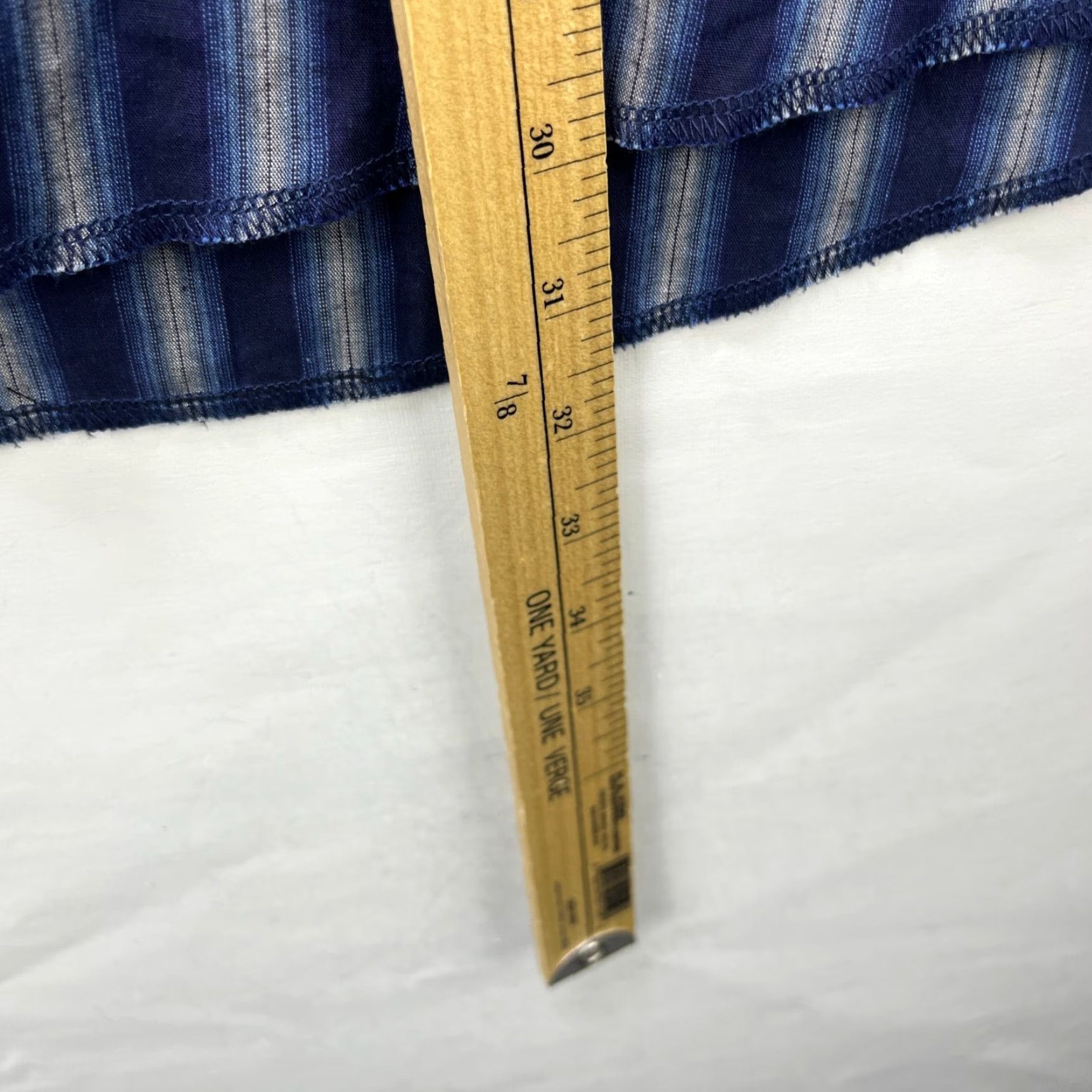 Wrangler VINTAGE Wrangler Pearl Snap Button-Up Short Sleeve Striped Shirt 1X Western Size US XL / EU 56 / 4 - 7 Thumbnail
