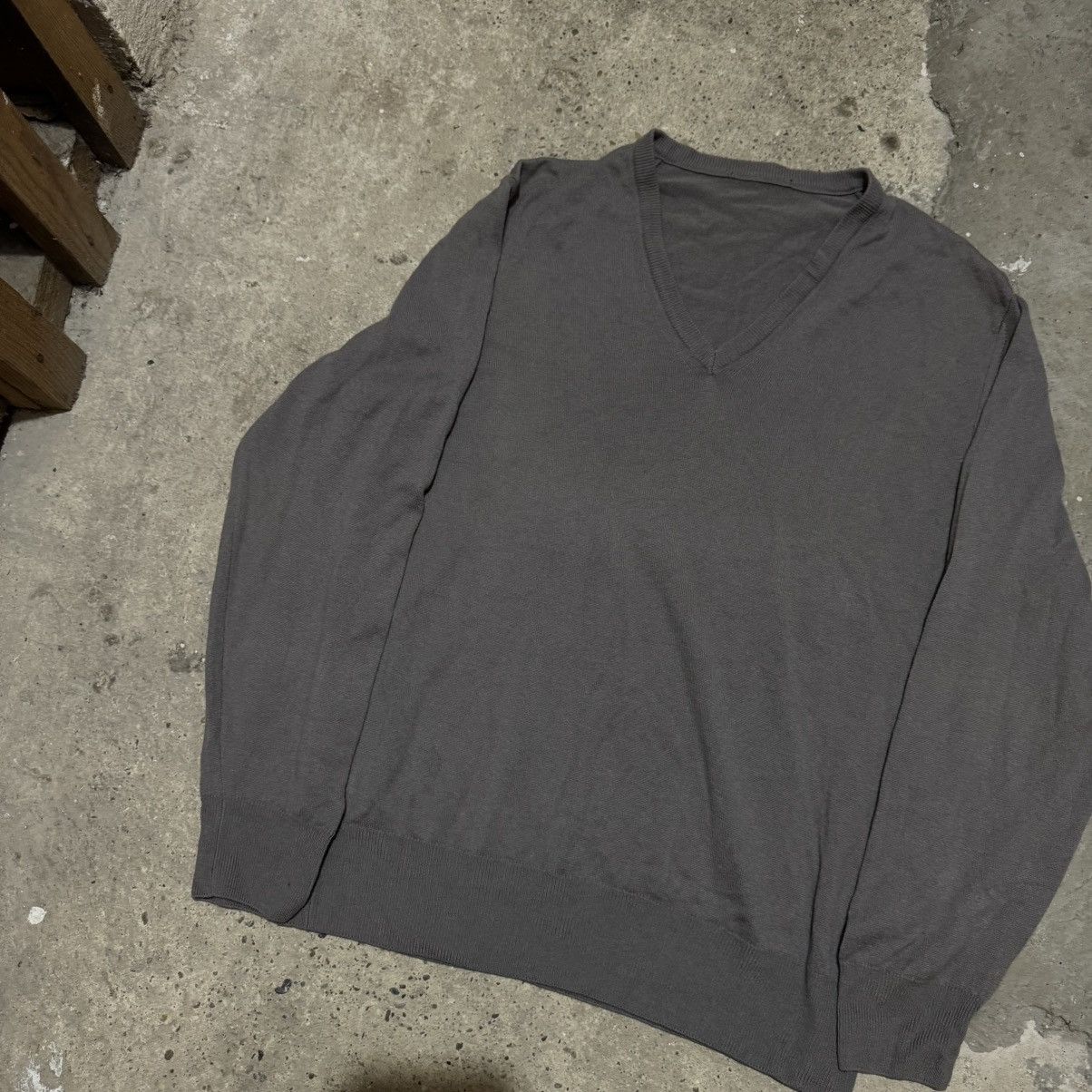 Loro Piana Loro piana 100% Cashmere beige v neck sweater Size US M / EU 48-50 / 2 - 2 Thumbnail