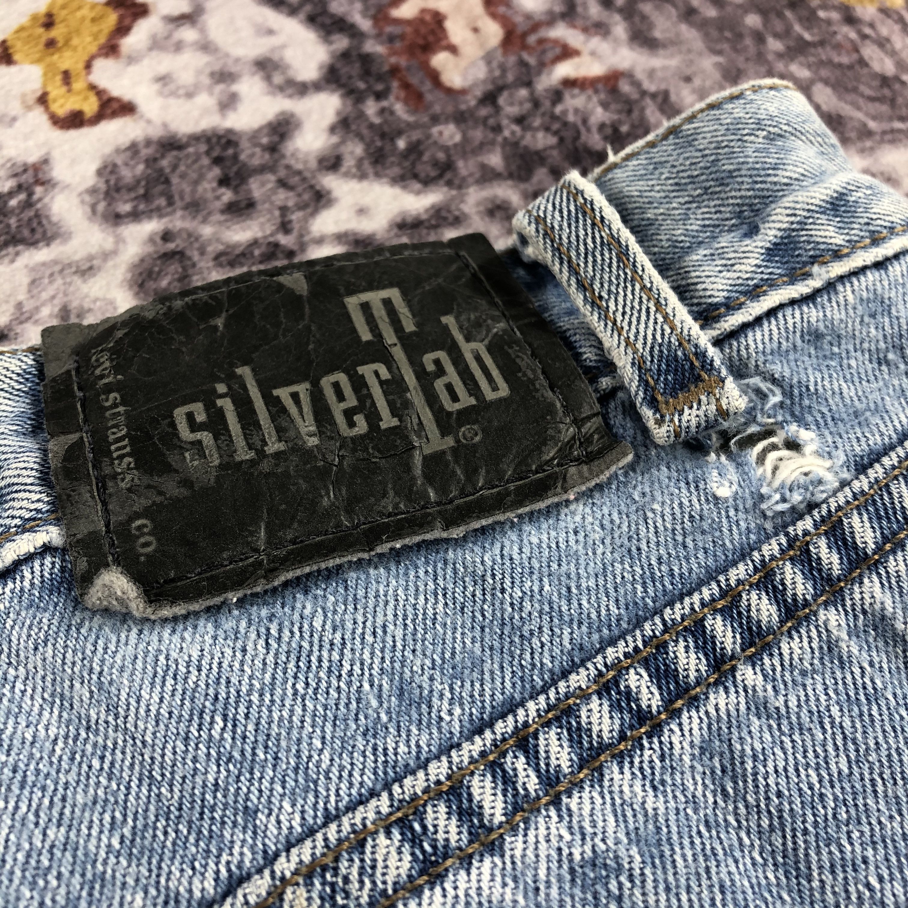 Levi's × Vintage Vintage 90s Blue Wash Levis SilverTab Jeans-JM2529 Size US 39 - 6 Thumbnail