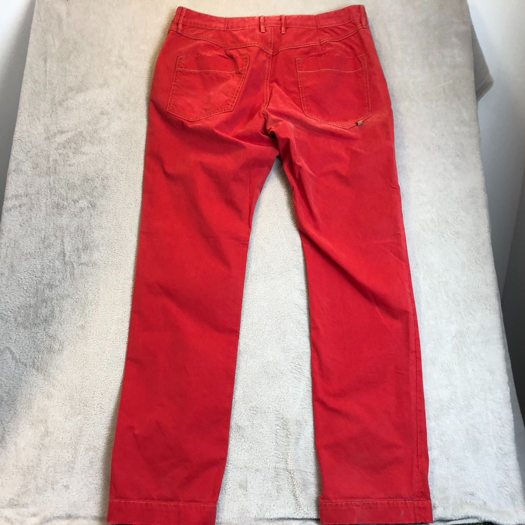 Robert Graham Robert Graham Mens Pants 40x35 Red Slim Fit Jeano Style Cott Size US 40 / EU 56 - 22 Thumbnail