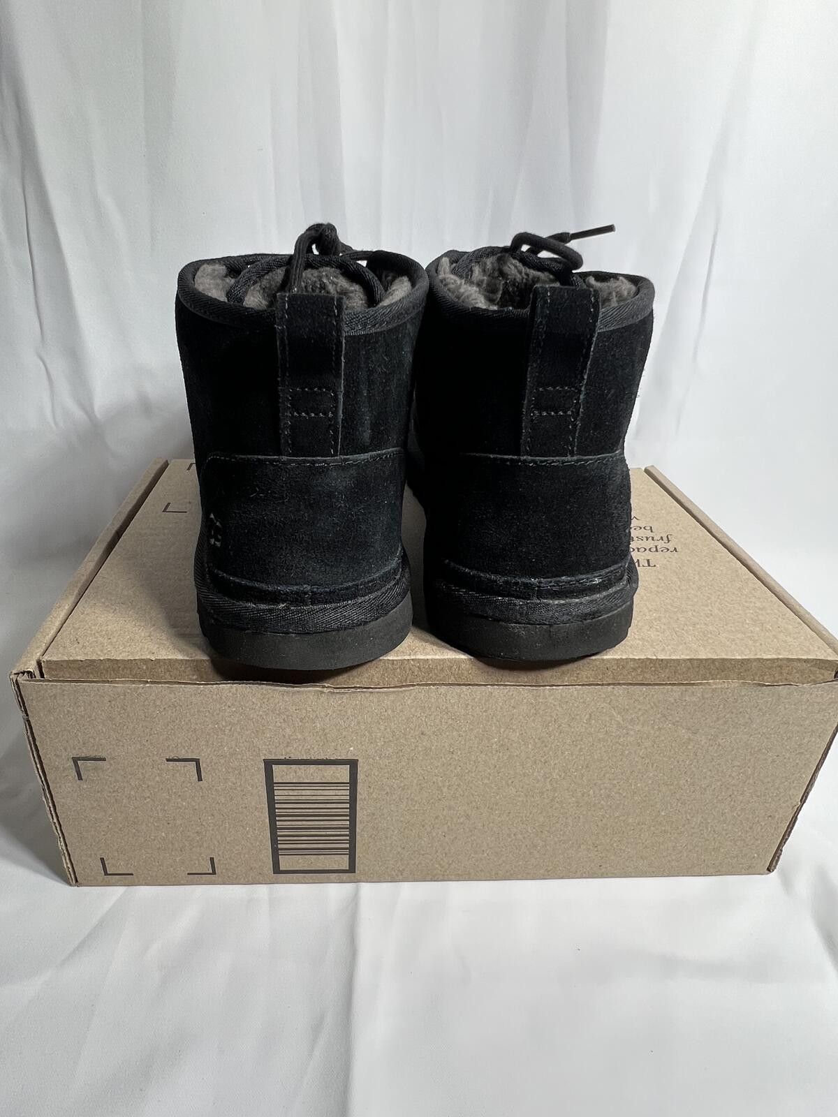 Ugg UGG Black Suede Lace-Up Ankle Boots Size US 11 / IT 41 - 2 Thumbnail