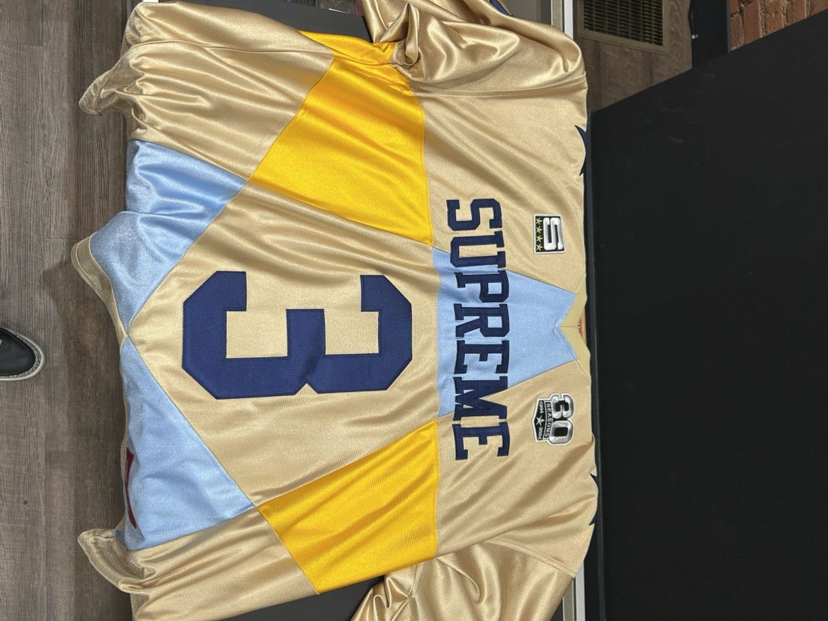 【SUPREME】STAR FOOTBALL JERSEY GOLD - 24FW Supreme Stars Football Jersey 'Gold' — Kick Game