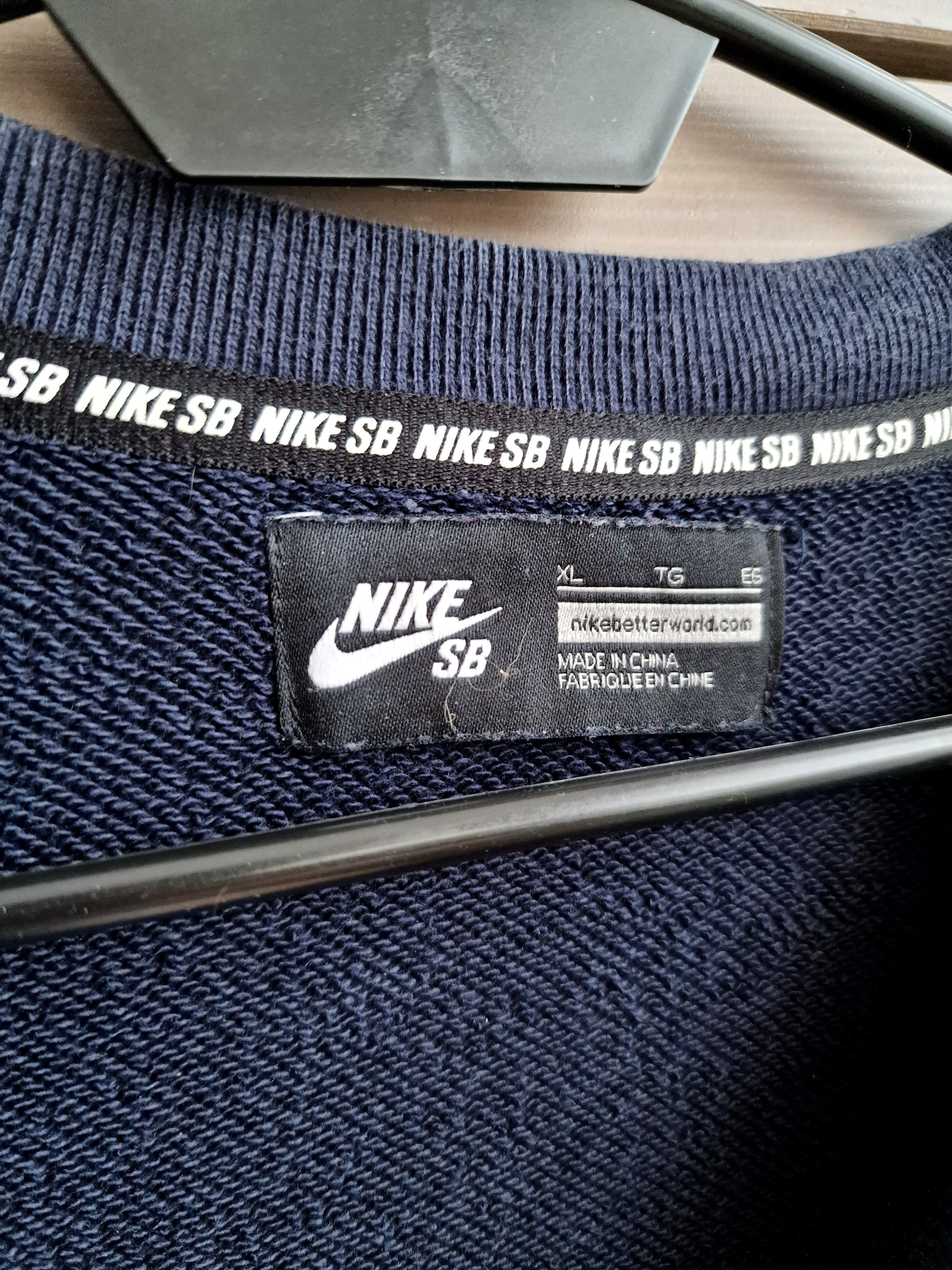 Nike × Vintage Navy Crewneck Nike SB skateboarding Size XL Size US XL / EU 56 / 4 - 5 Thumbnail
