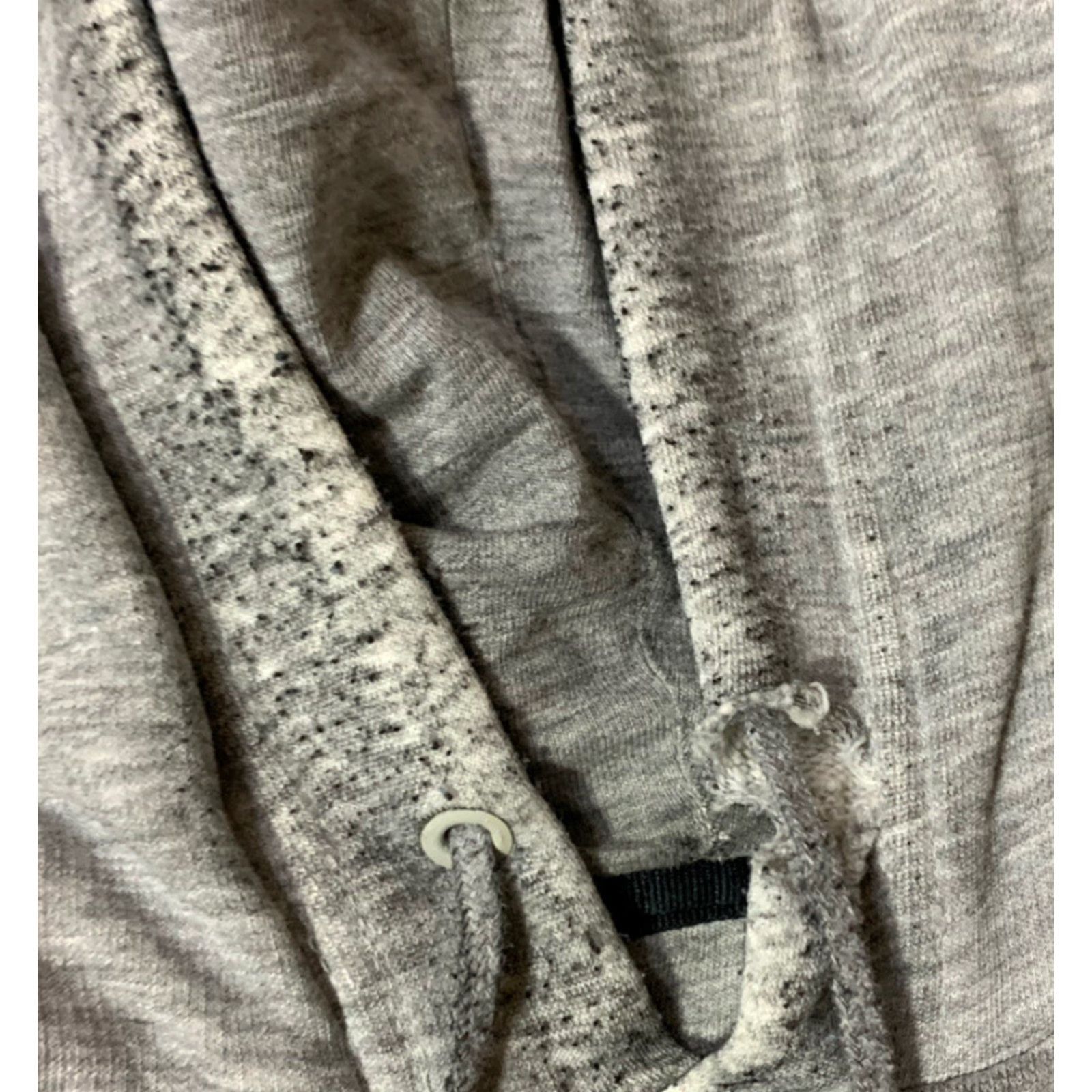 Nike Nike Embroidered Swoosh Men's Distressed Gray Pullover Hoodie 2XL Gray Size US XXL / EU 58 / 5 - 5 Thumbnail