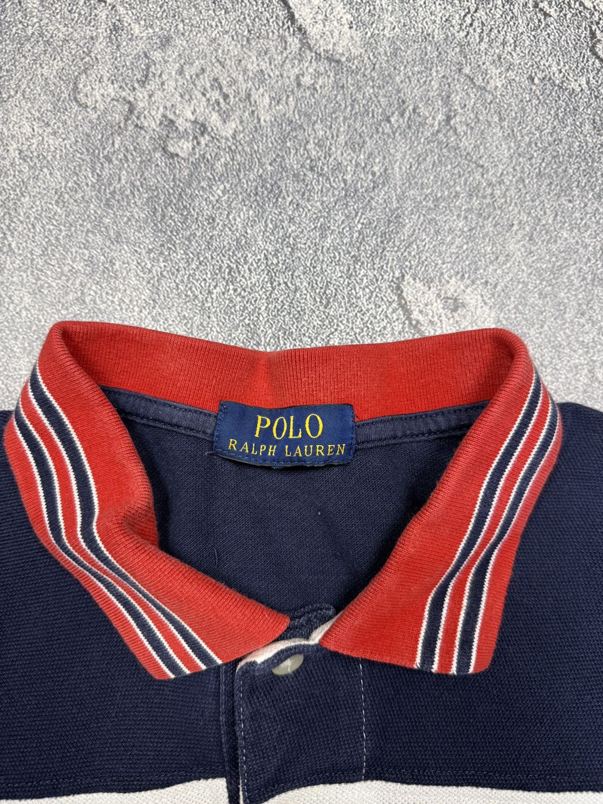 Polo Ralph Lauren Vintage Polo Ralph Lauren Polo Tee USA Chief Keef Size US L / EU 52-54 / 3 - 10 Thumbnail