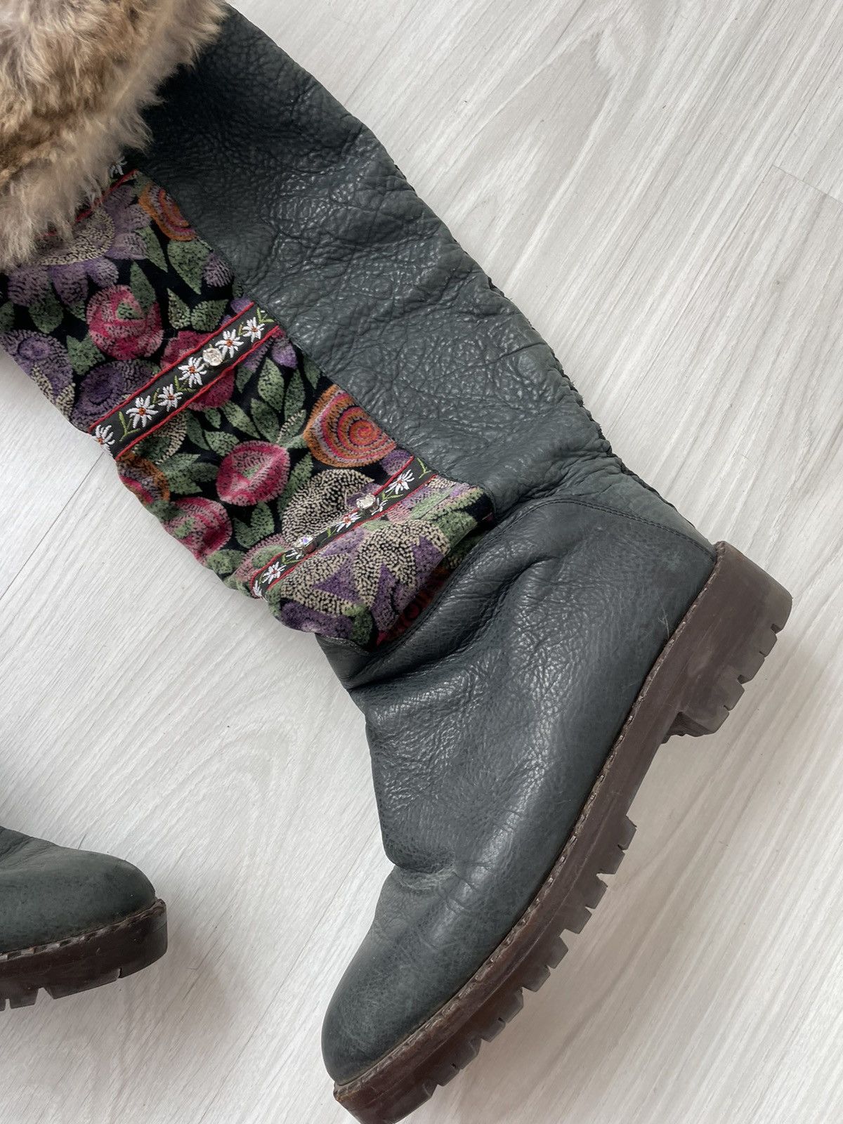 Vintage Vintage leather boots Size US 9 / IT 39 - 13 Thumbnail