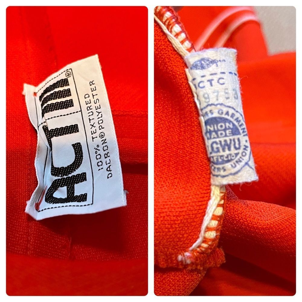 Vintage Act III red white 1970’s leisure suit coat dagger collar vin Size L / US 10 / IT 46 - 7 Thumbnail