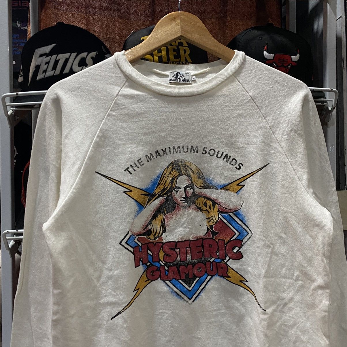 Hysteric Glamour Hysteric Glamour 'The Maximum Sounds' Naked Girl Raglan Size US M / EU 48-50 / 2 - 3 Thumbnail