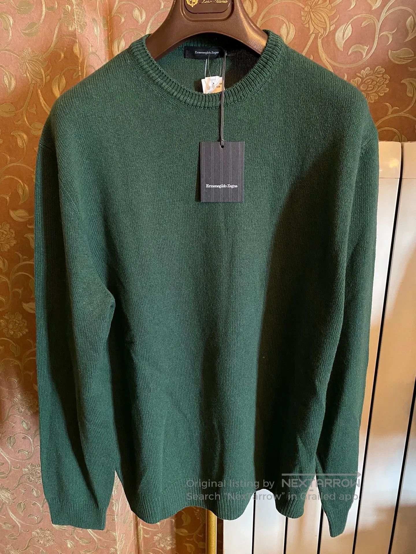Ermenegildo Zegna Green Long Sleeve Knit Sweater Size L. Size US L / EU 52-54 / 3 - 1 Thumbnail