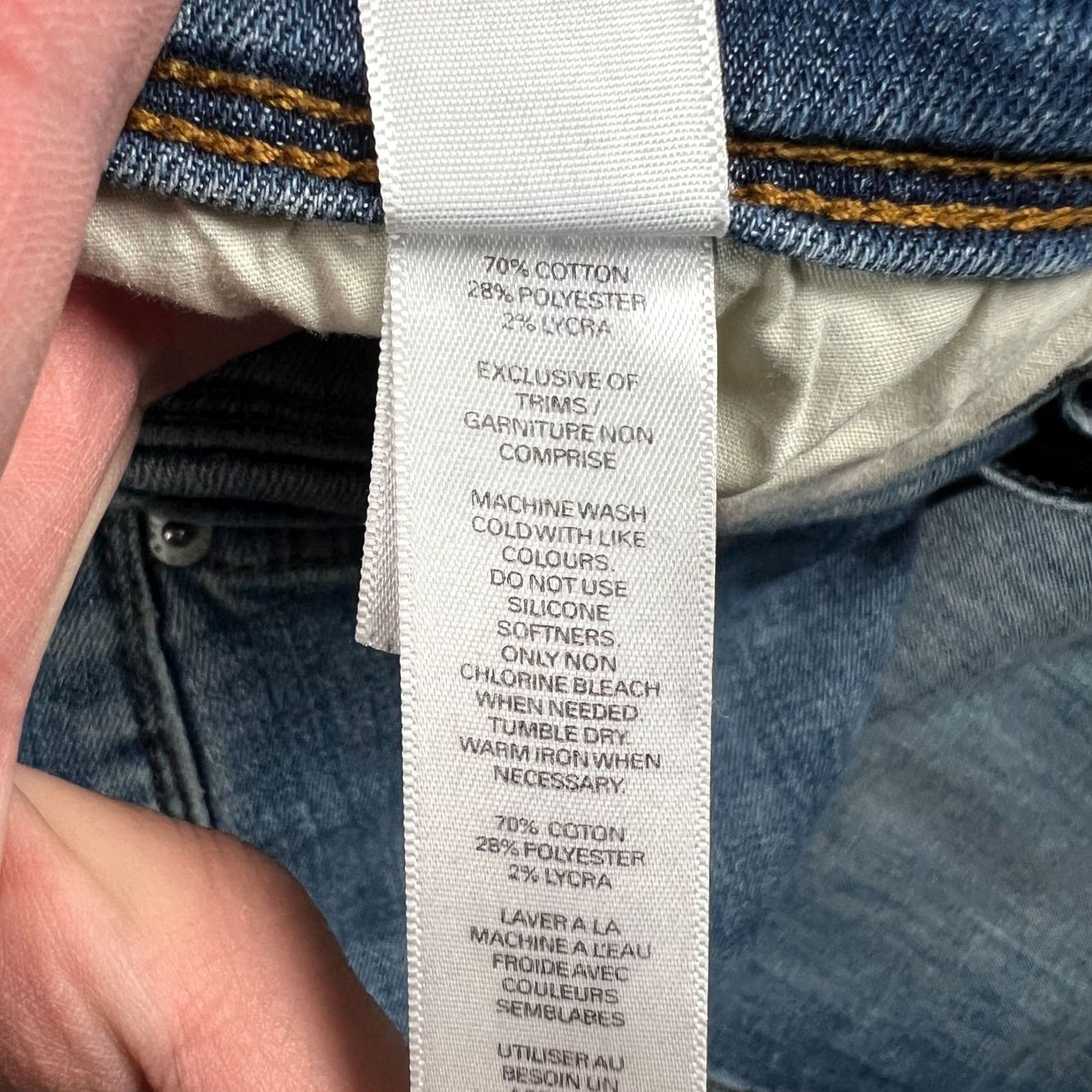 DUER DU/ER L2X Jeans Slim Tapered Stretch Denim 32x32 Men Blue DUER Size US 32 / EU 48 - 4 Thumbnail