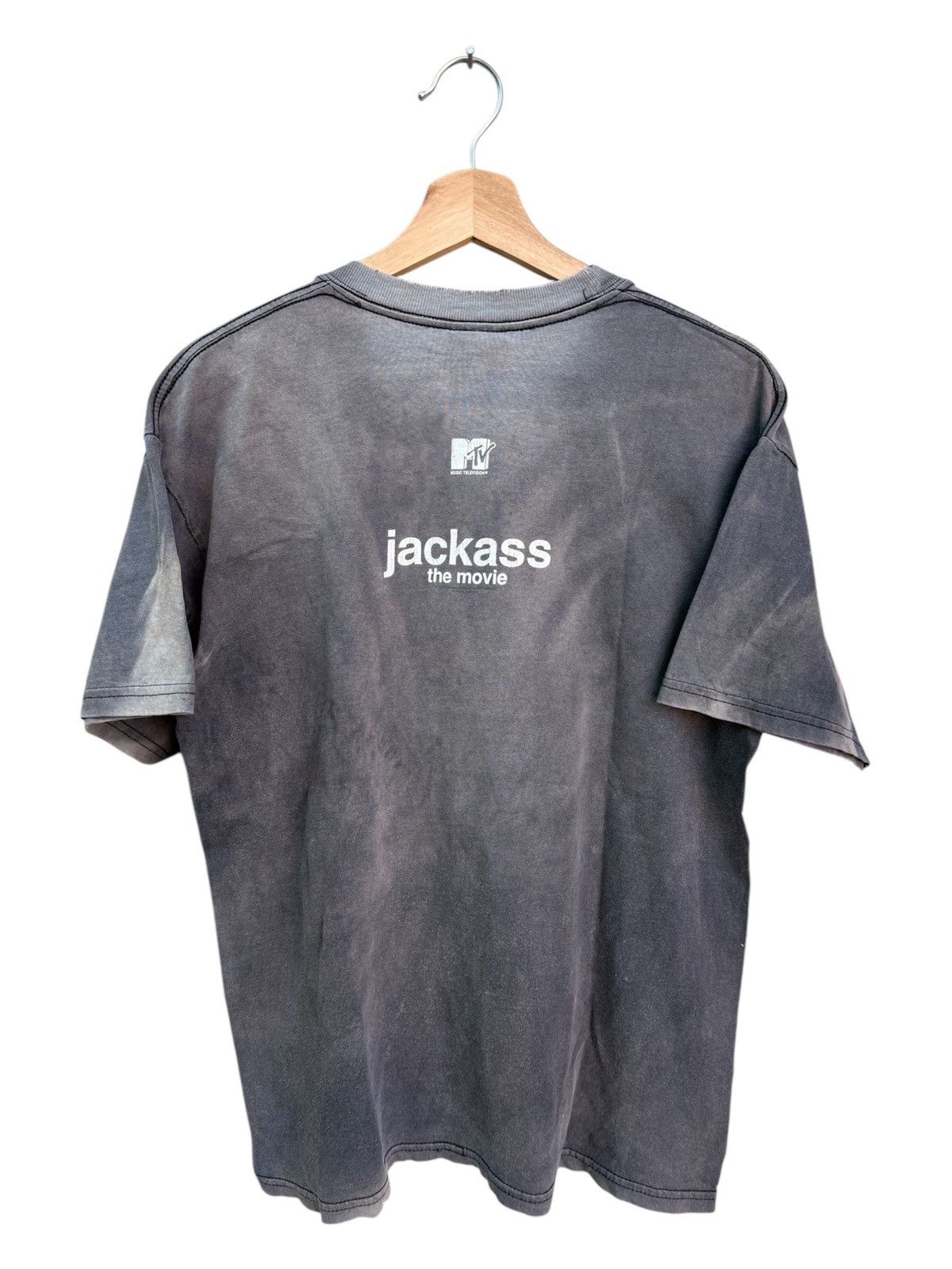 Mtv × Vintage 🔥🔥 Vintage Faded Jackass 2002 MTV logo tee Size US M / EU 48-50 / 2 - 2 Thumbnail