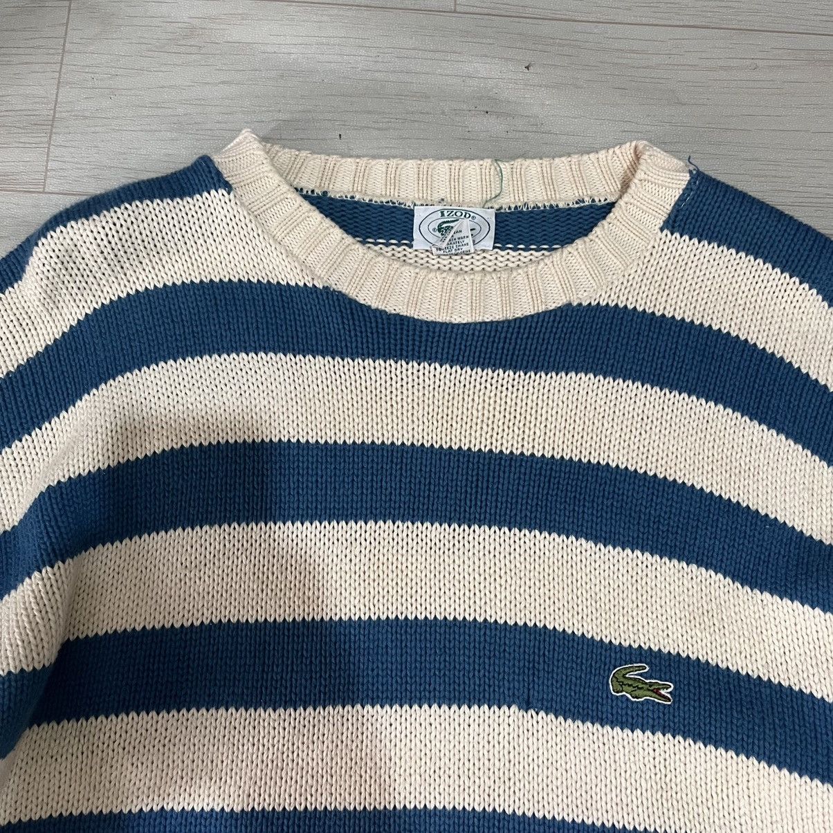 Lacoste Vintage Lacoste izod knit sweater striped Size US L / EU 52-54 / 3 - 2 Thumbnail