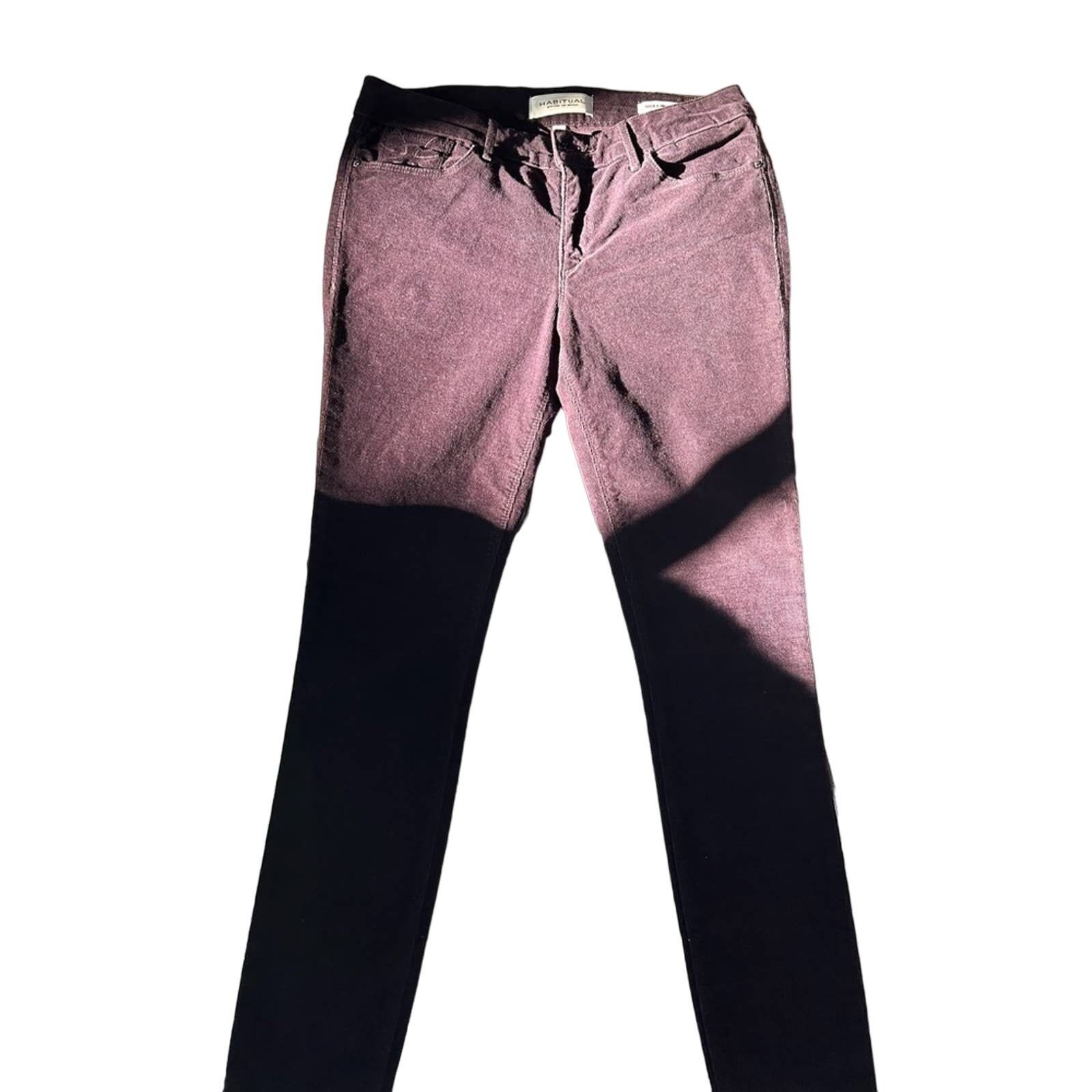 Designer Habitual Angelina Cigarette Women's Jeans Size 26 plum Size 26" / US 2 / IT 38 - 1 Thumbnail