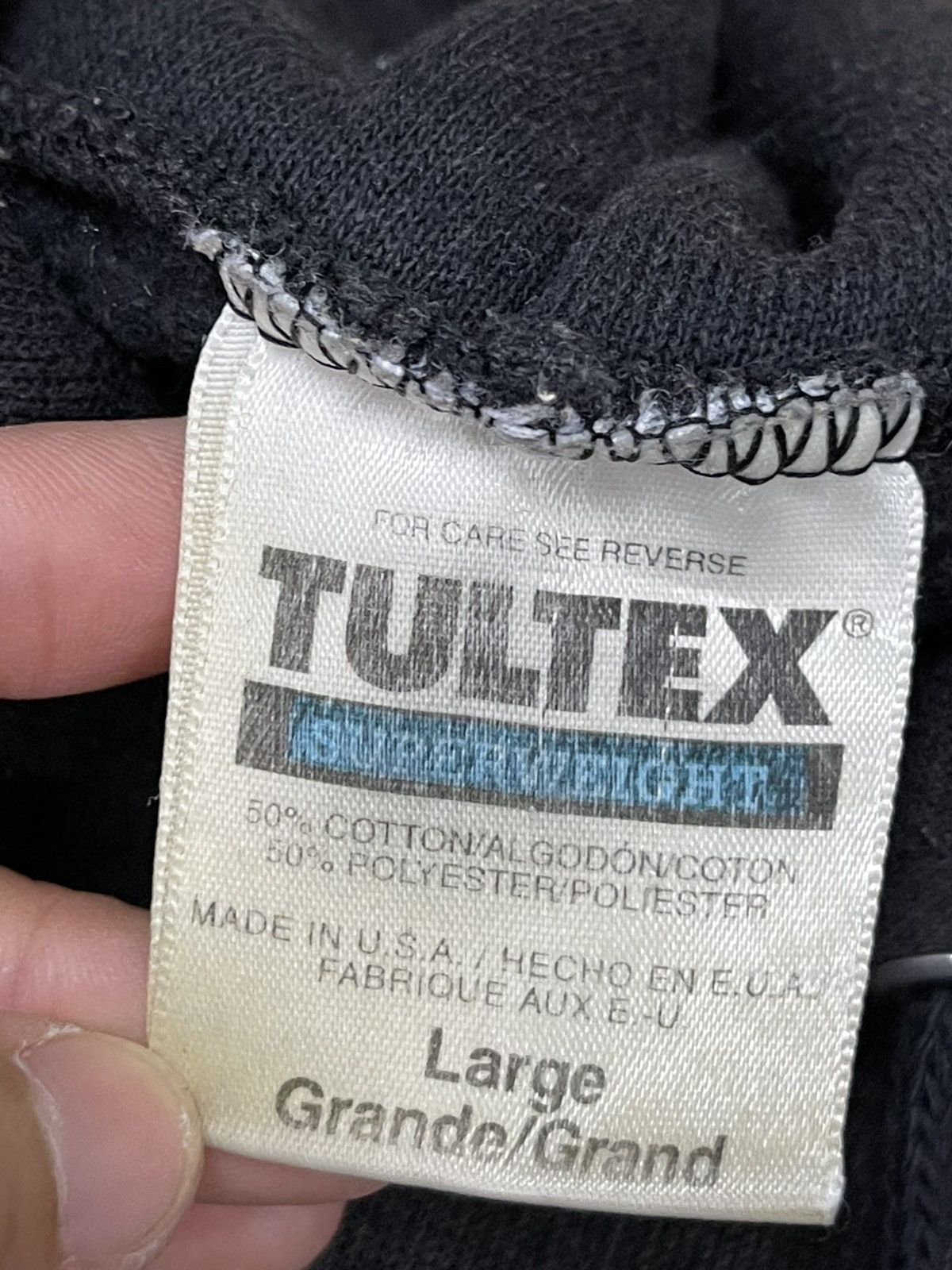 Tultex × Vintage Vintage Tultex Hoddies Size US L / EU 52-54 / 3 - 14 Thumbnail