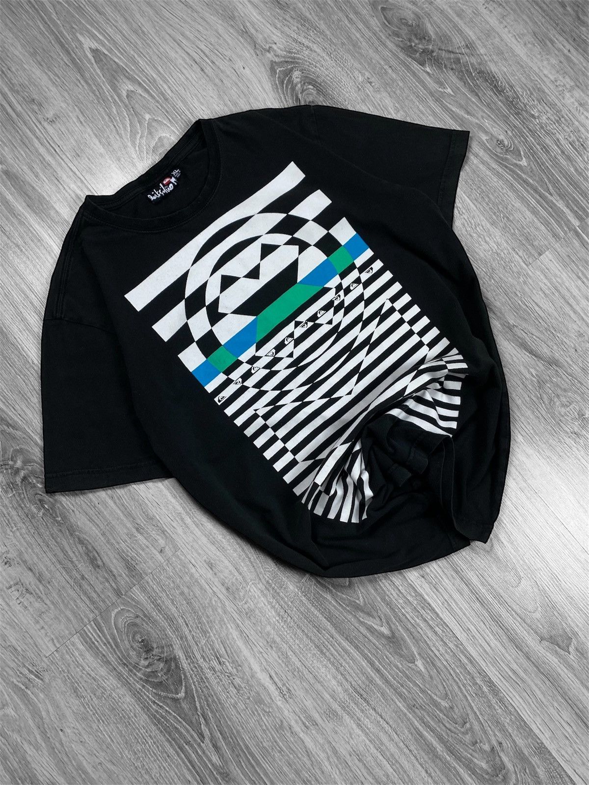 Affliction Vintage Quiksilver Affliction Style Surfing Black T-shirt XL Size US XL / EU 56 / 4 - 4 Thumbnail
