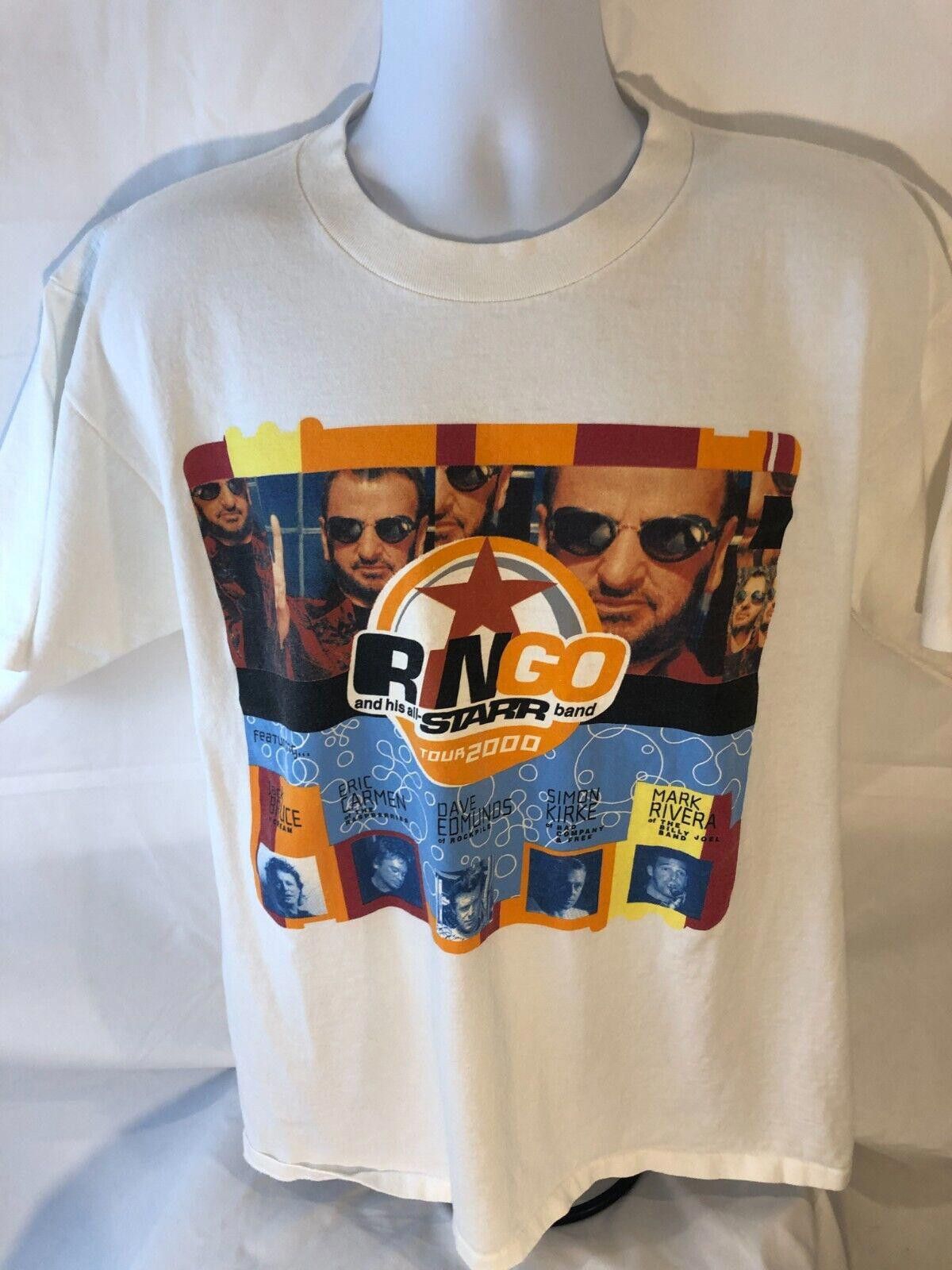 All Sport Ringo Starr 2000 All-Star Band Tour Vtg T-shirt White Lrg Size US L / EU 52-54 / 3 - 1 Thumbnail