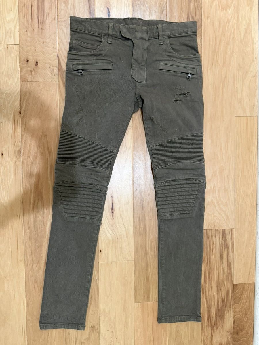 Balmain SS17 BALMAIN BIKER JEANS Size US 29 - 1 Thumbnail