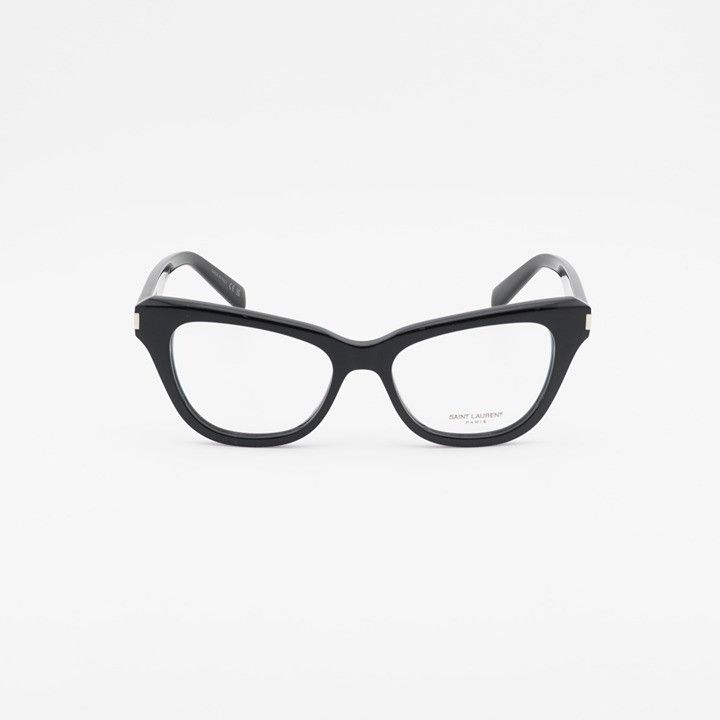 Saint Laurent Paris Saint Laurent SL472 001 Eyeglasses Black 52mm Cat Eye Frame Size ONE SIZE - 2 Thumbnail