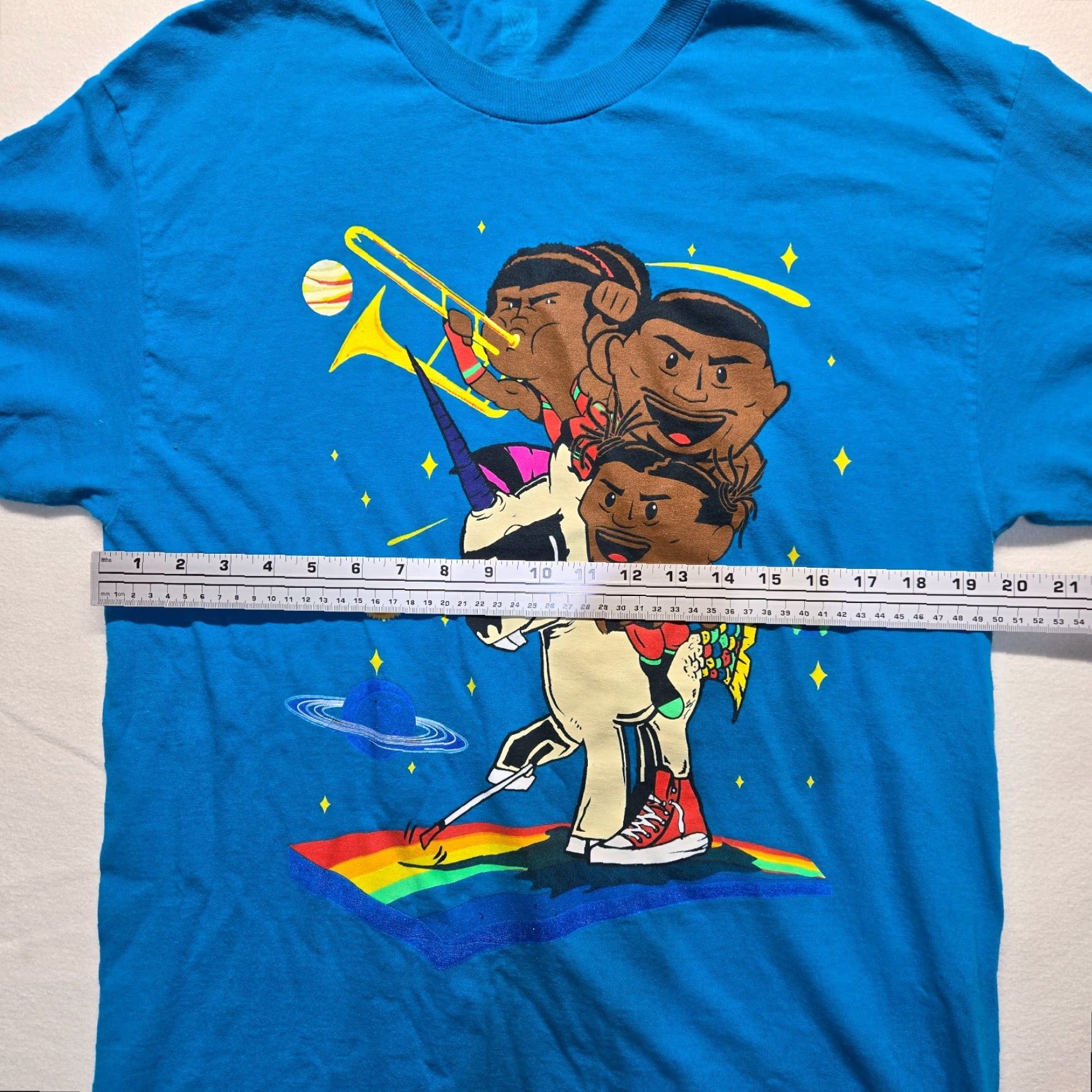 Vintage WWE Kofi Kingston T-Shirt Blue Graphic Crew Neck Men L Size US L / EU 52-54 / 3 - 4 Thumbnail