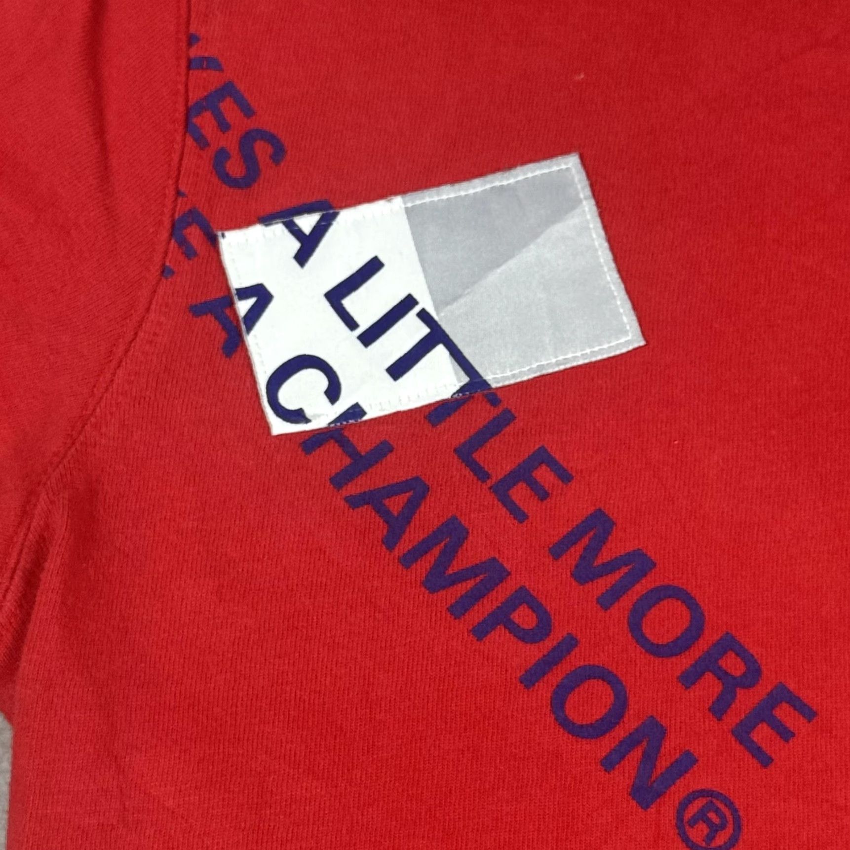 Champion CHAMPION Shirt Mens Large Red Graphic Print Short Sleeve Crew Neck Sports Since 1919 Size US L / EU 52-54 / 3 - 4 Thumbnail