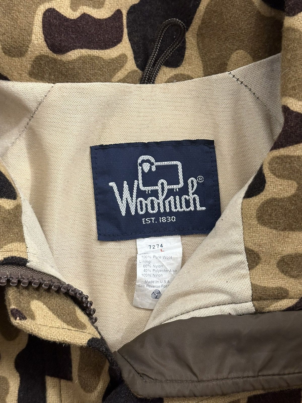 Woolrich Woolen Mills Gore-Tex Woolrich Camo Jacket RARE Size US L / EU 52-54 / 3 - 4 Thumbnail