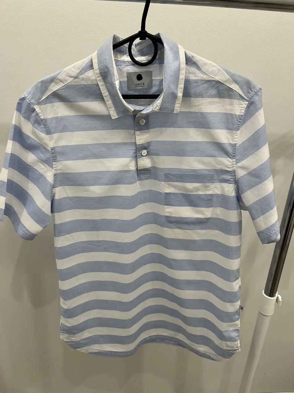 NN07 Nn07 No Nationality Short Tunic Cotton Striped Polo Shirt Size US M / EU 48-50 / 2 - 1 Thumbnail