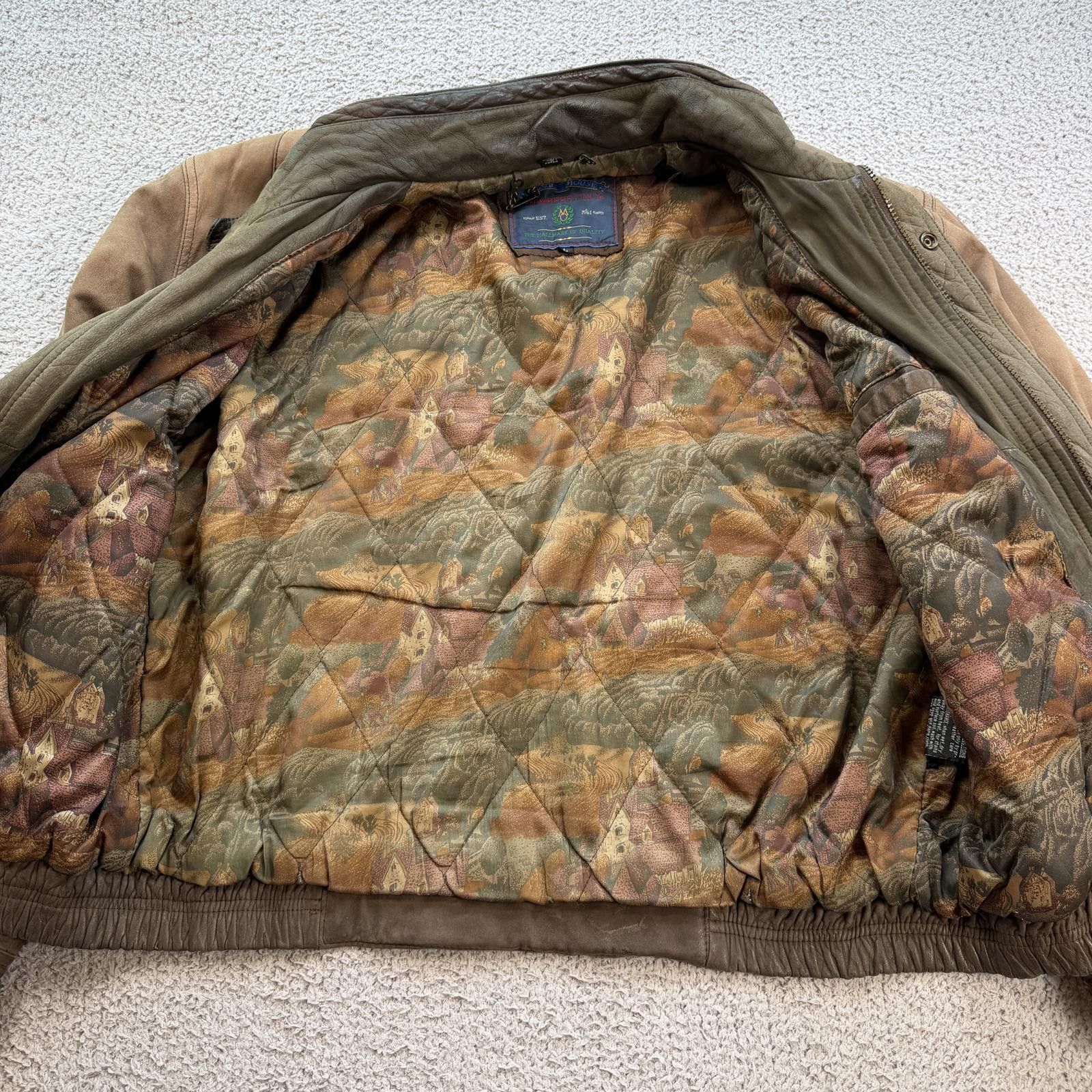 Members Only Vintage 90s Members Only Genuine Leather Jacket Brown L Size US L / EU 52-54 / 3 - 5 Thumbnail