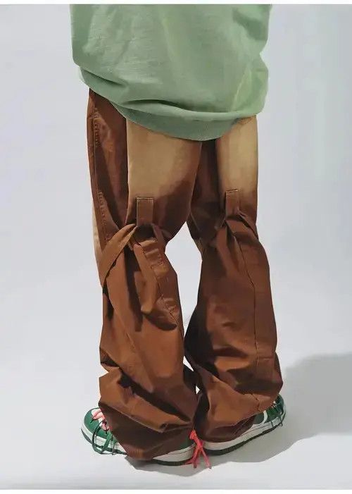 VIBE Vintage Hip Hop Denim Trousers Male Oversize Flare Pants Size US 32 / EU 48 - 3 Thumbnail
