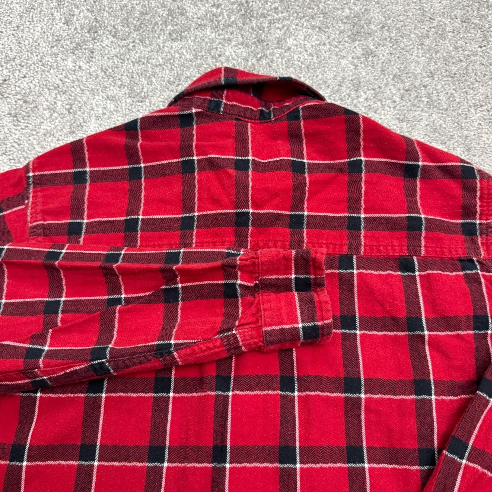Abercrombie & Fitch VINTAGE Abercrombie & Fitch Flannel Shirt Men Small Red Black Plaid Casual Streetwear Size US S / EU 44-46 / 1 - 3 Thumbnail