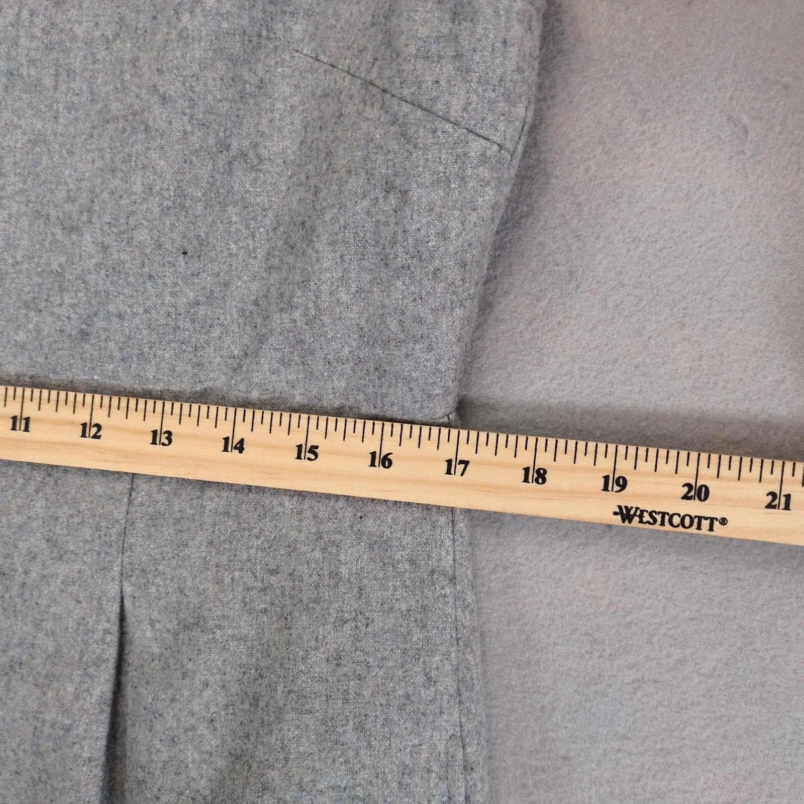 Other Shade Gray Wool Blend Sleeveless Sheath Dress Sz 12 Pleats Size XL / US 12-14 / IT 48-50 - 7 Thumbnail