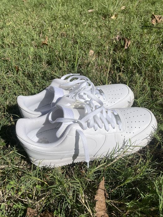 mens all white af1