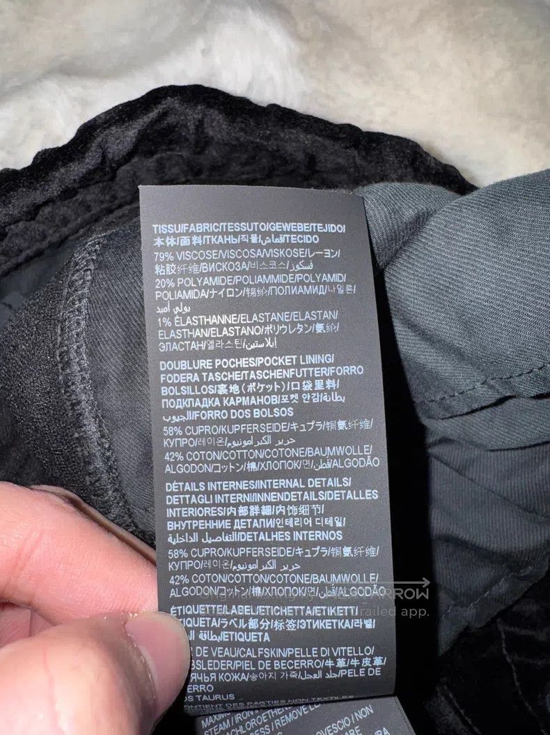 Saint Laurent Paris Saint Laurent Paris size S Velvet Elastic Men's Long Pants Size US 27 - 5 Thumbnail