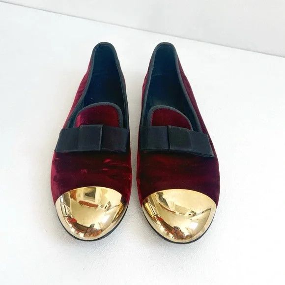 Giuseppe Zanotti Giuseppe Zanotti | Velvet Cap Toe Loafer Size US 8 / IT 38 - 2 Thumbnail