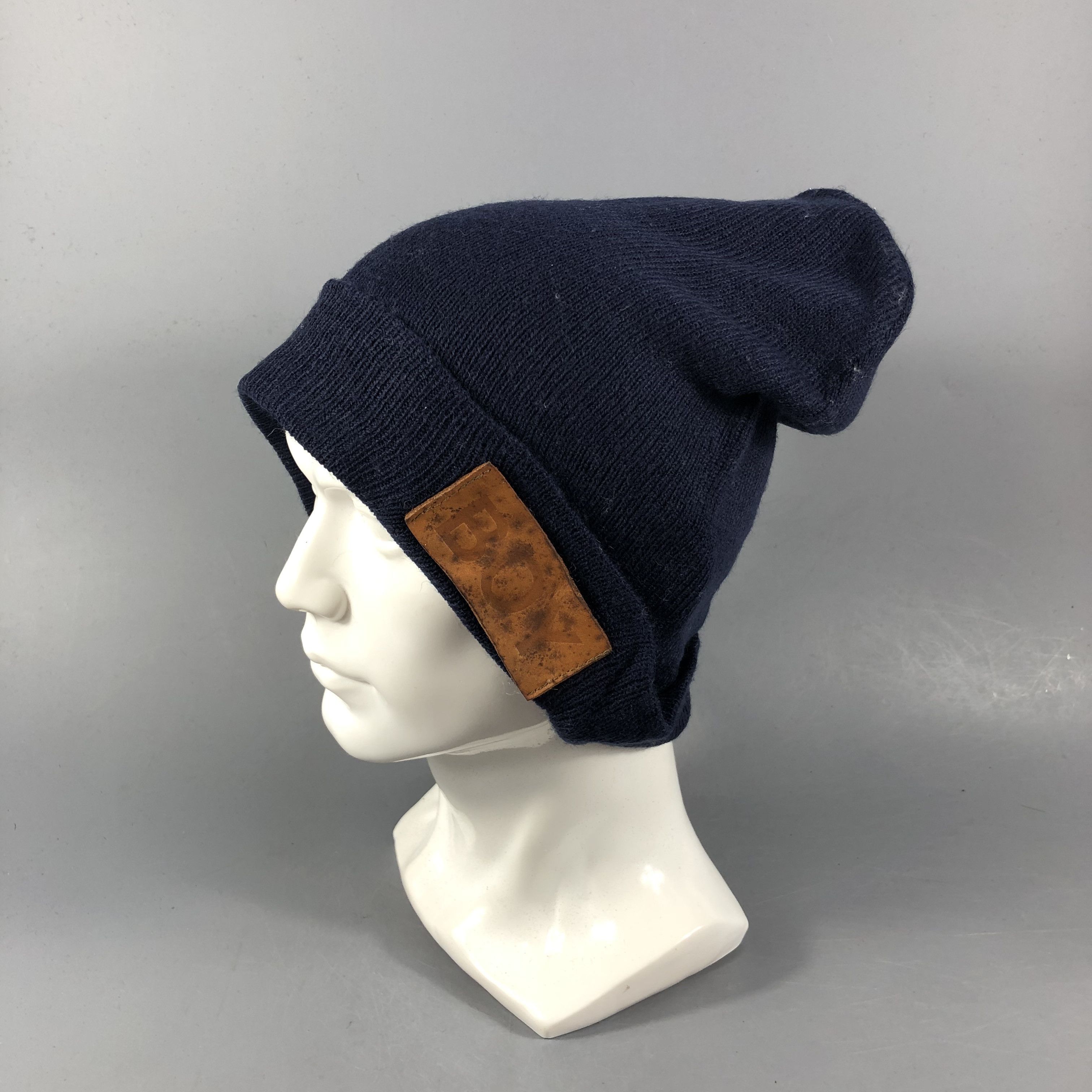 Vintage Boy Fisherman Knit Beanie Snowcap Snow Hat B924 Size ONE SIZE - 2 Thumbnail