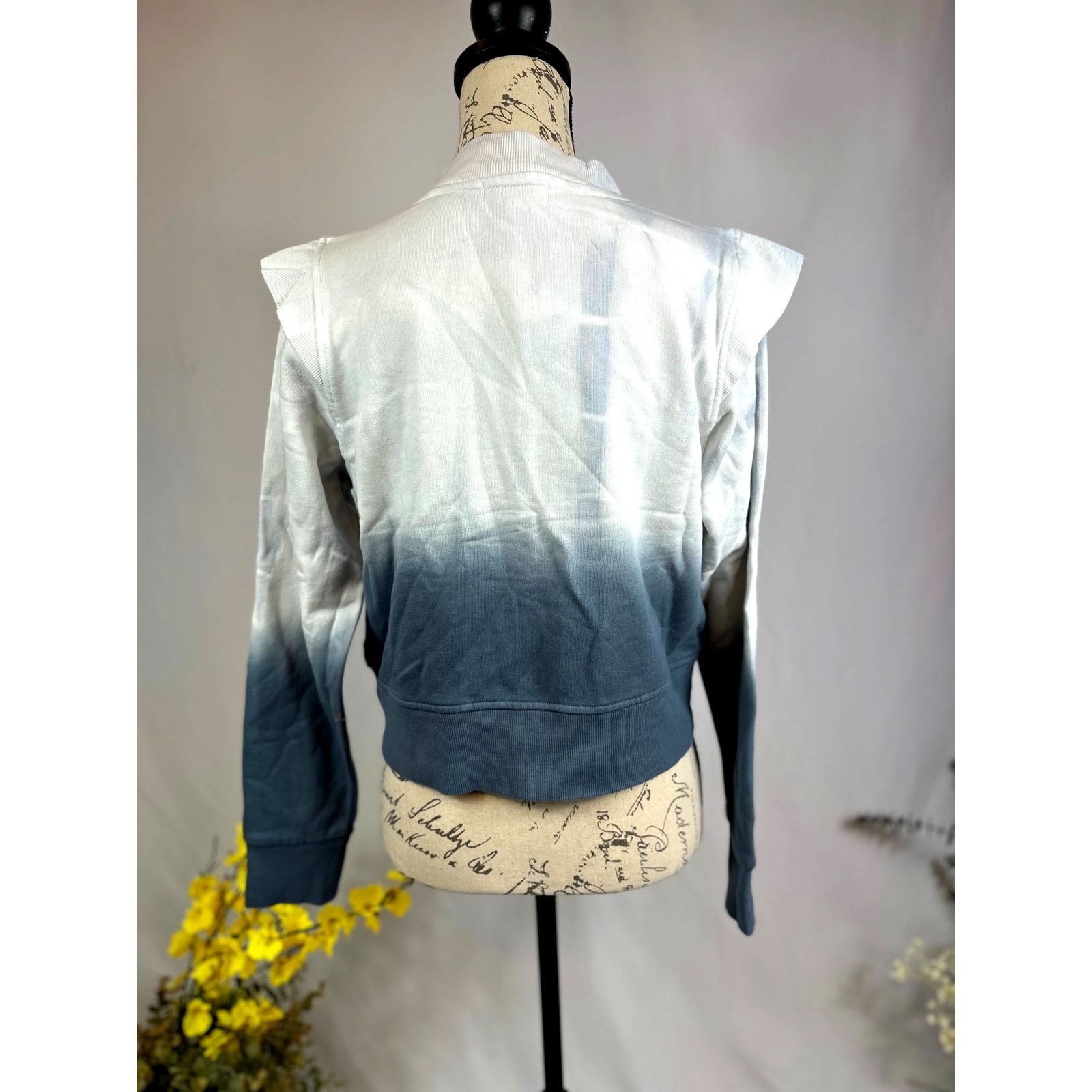 Other 525 America Dip Dye French Terry Jacket Joggers Blue Gray S Size 27" / US 4 / IT 40 - 8 Thumbnail