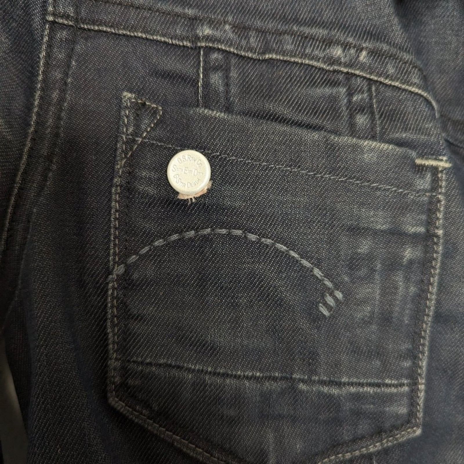 G-Star G-Star Raw Dark Wash Blue Refender Denim Jacket Long Sleeve Size XS / US 0-2 / IT 36-38 - 10 Thumbnail
