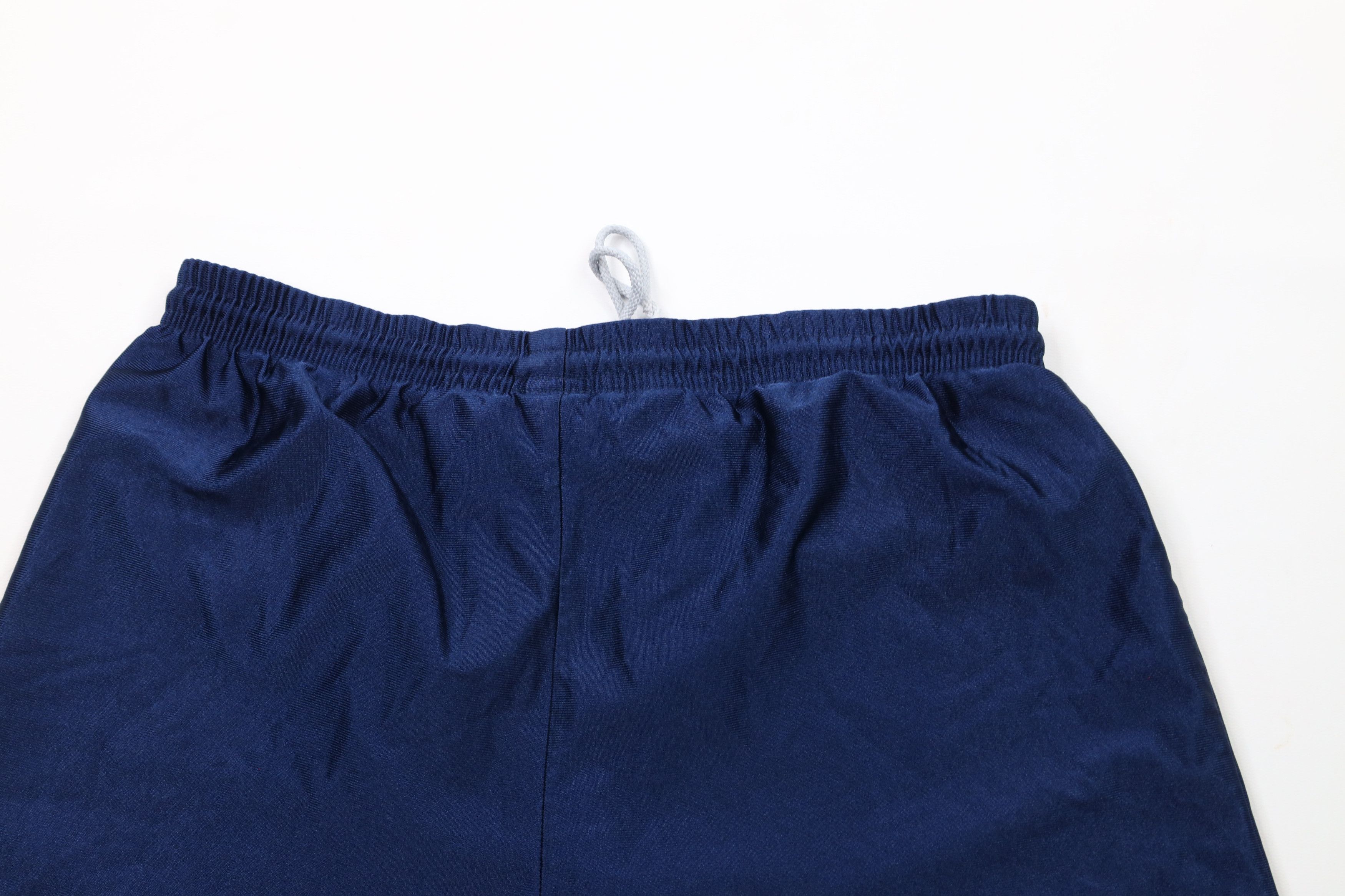 Nike × Vintage Vintage 90s Nike Travis Scott Mini Swoosh Shorts Blue USA Size US 34 / EU 50 - 11 Thumbnail
