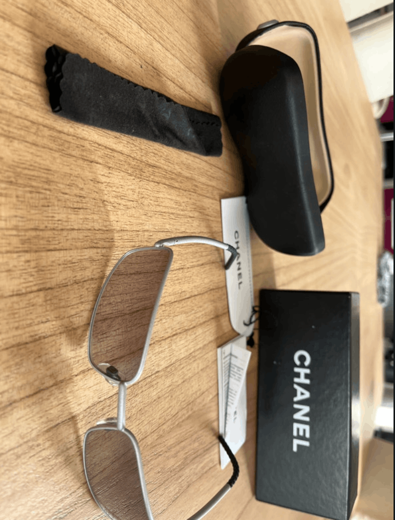 Chanel × Vintage CHANEL SUNGLASSES LOGO ICONIC 4017 Mask RI967 Size ONE SIZE - 2 Thumbnail