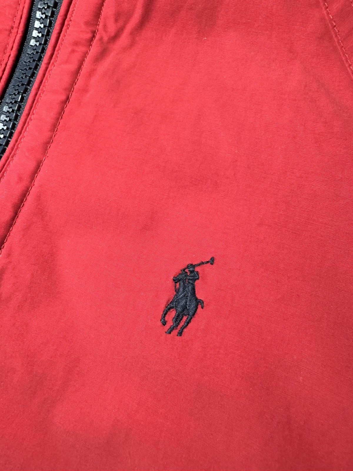 Polo Ralph Lauren × Vintage Polo Ralph Lauren Nylon Fleece Jacket Red Windstoper Size S Size US S / EU 44-46 / 1 - 5 Thumbnail