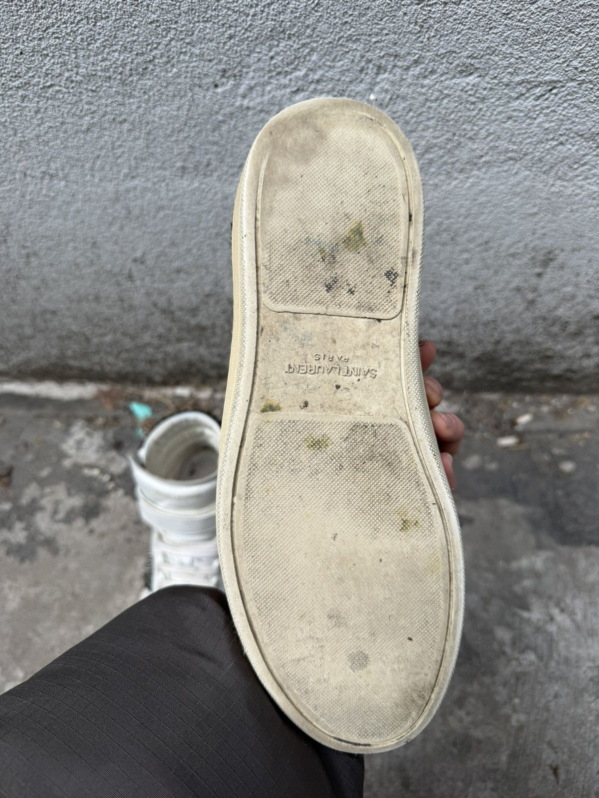 Saint Laurent Paris Saint Laurent FW14 Studded Calf Hair SL/14H high top sneaker Size US 7 / EU 40 - 11 Thumbnail