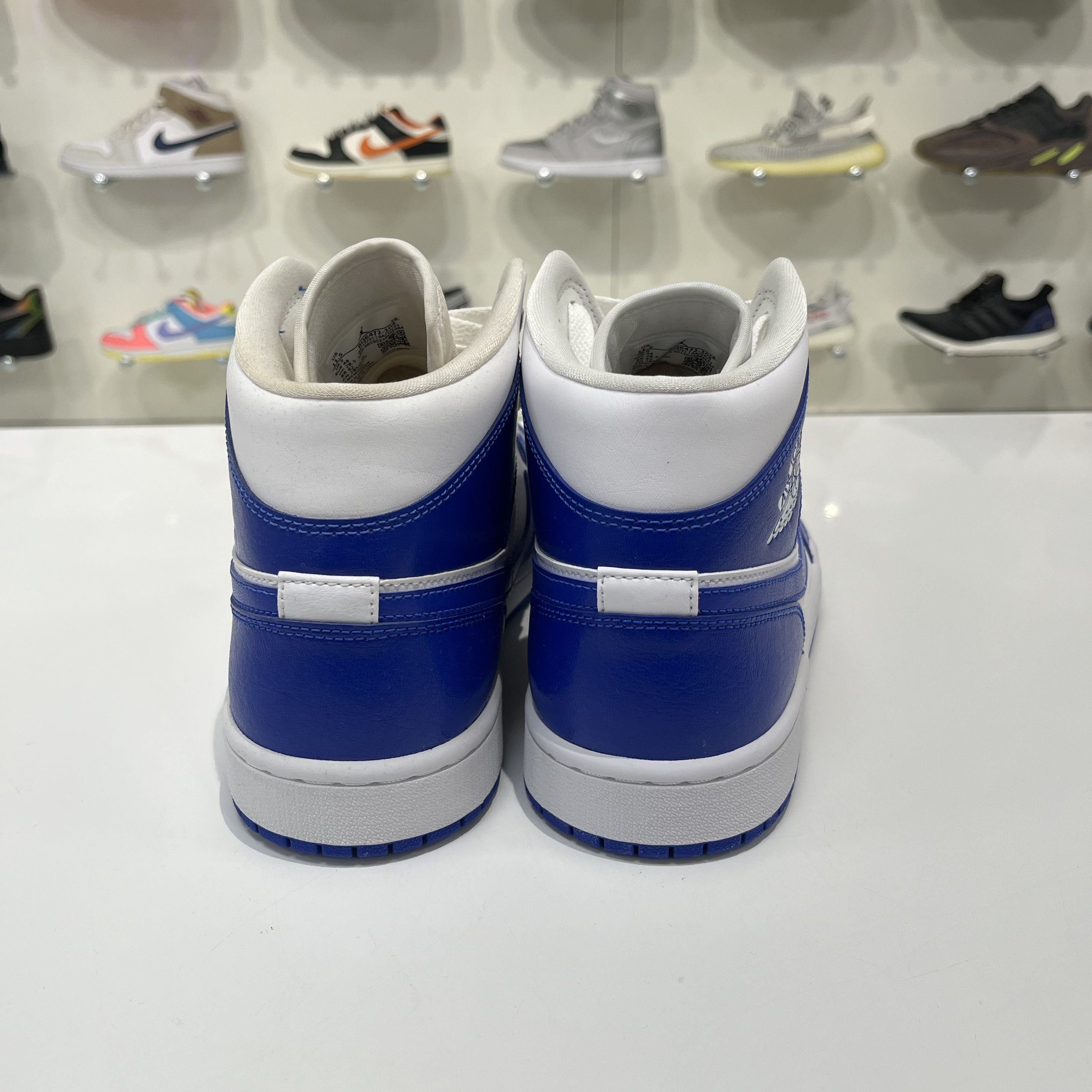 Nike Air Jordan 1 Mid Kentucky Blue (W) Size US 11.5 / IT 41.5 - 3 Thumbnail