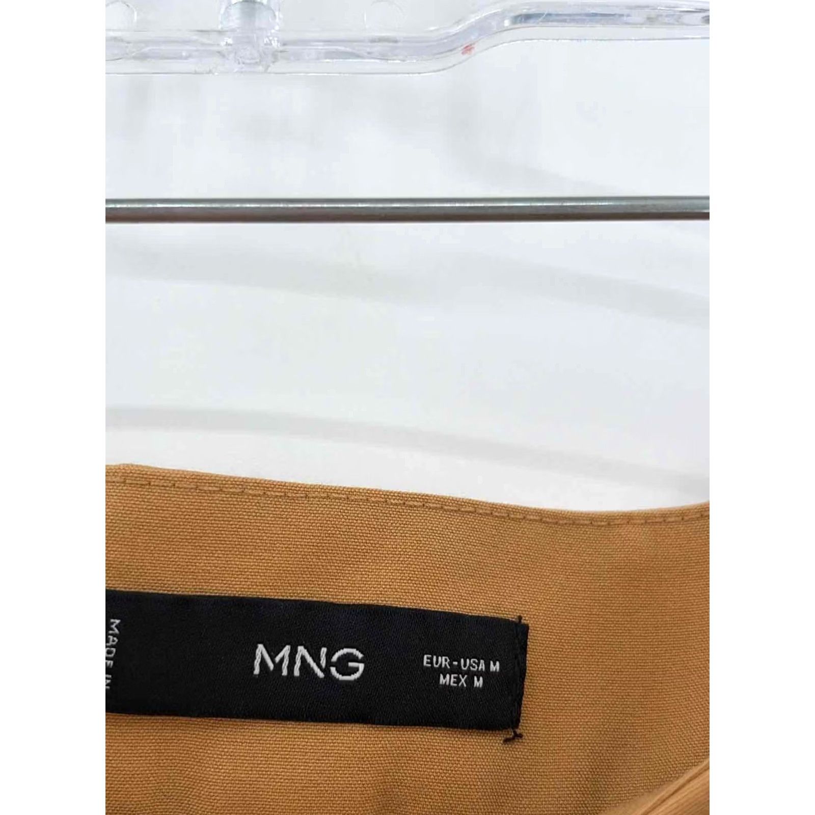 Vintage Pre-Owned MNG Tan Midi Pencil Skirt Size Medium Size 32" / US 10 / IT 46 - 3 Thumbnail
