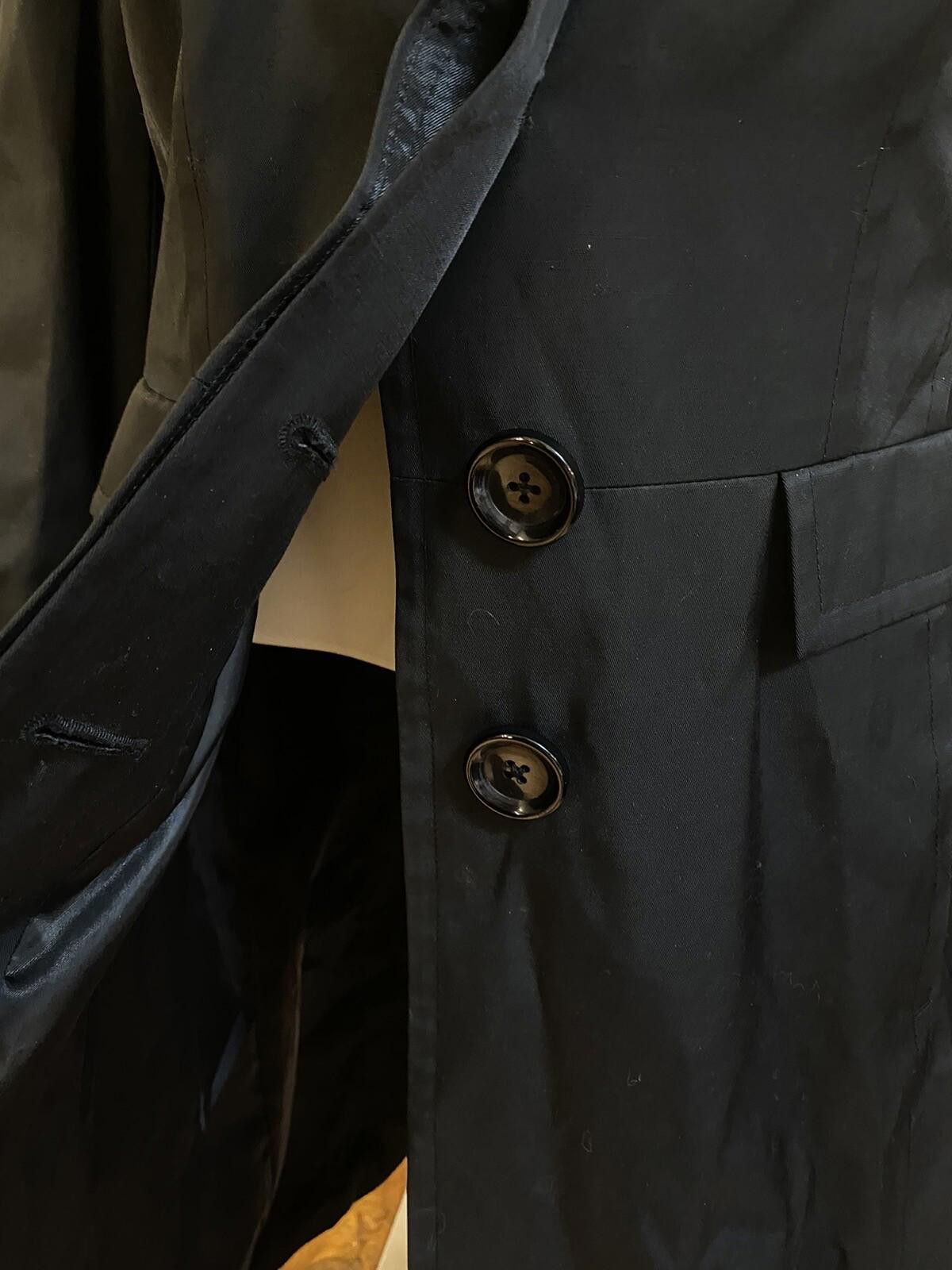 Other Designed By FTN Women Black Long Trench Coat/Jacket Sz Xs Size XS / US 0-2 / IT 36-38 - 2 Thumbnail