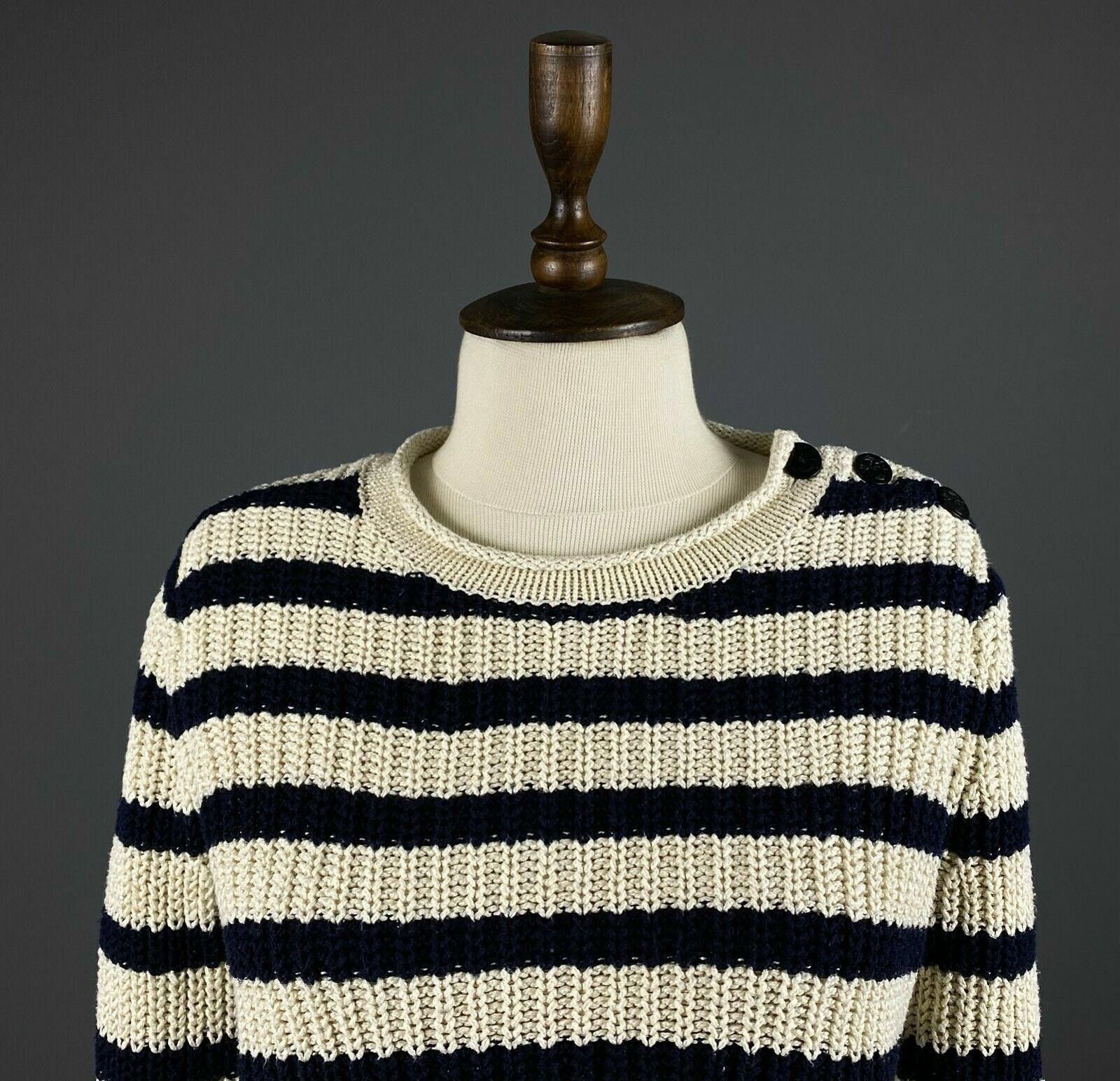 Denim & Supply Ralph Lauren Denim & Supply Ralph Lauren Cotton Stripe Sweater Size S Size S / US 4 / IT 40 - 2 Thumbnail