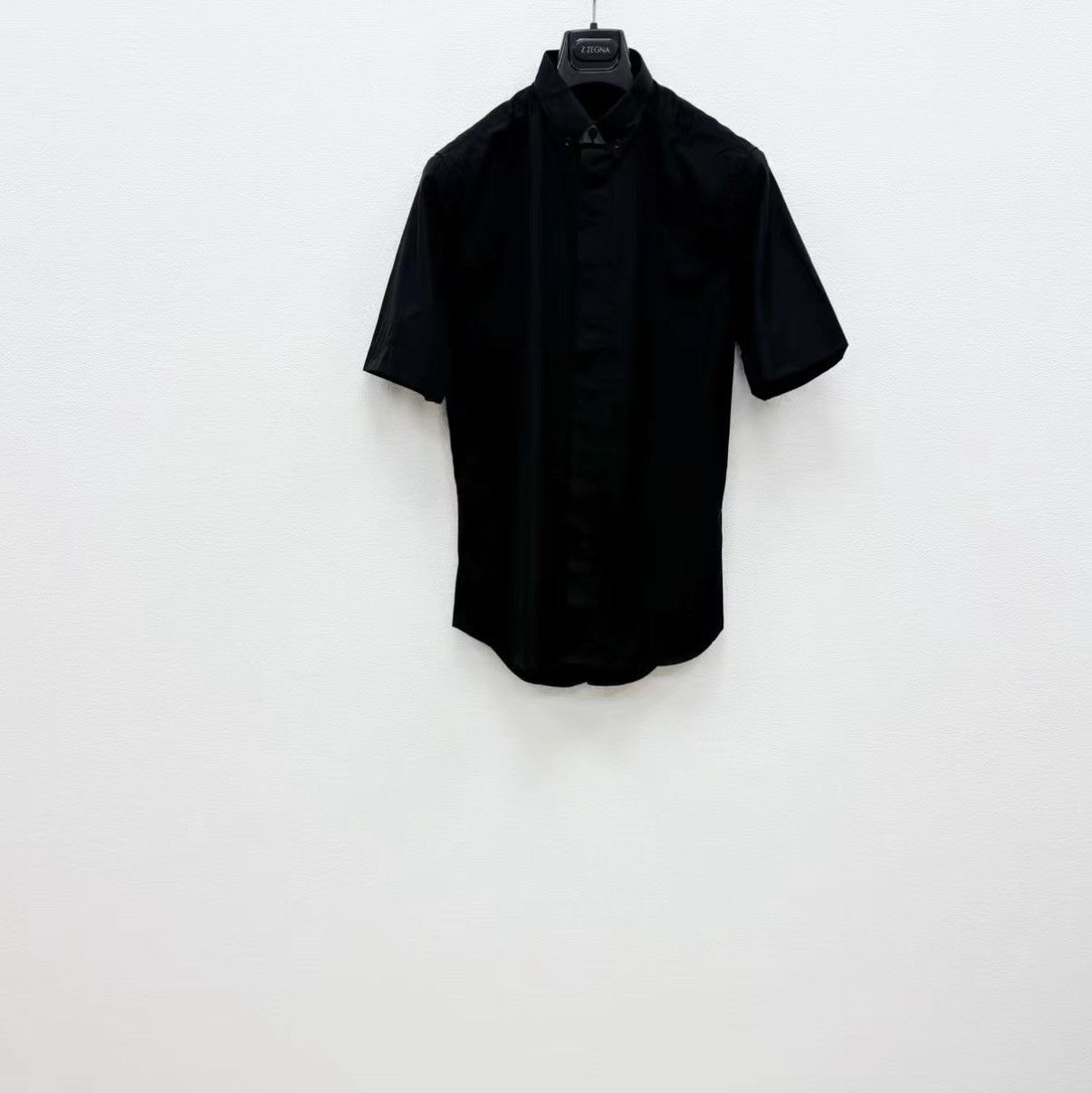 Dior Black Short-Sleeve Button-Up Shirt Size US M / EU 48-50 / 2 - 1 Thumbnail