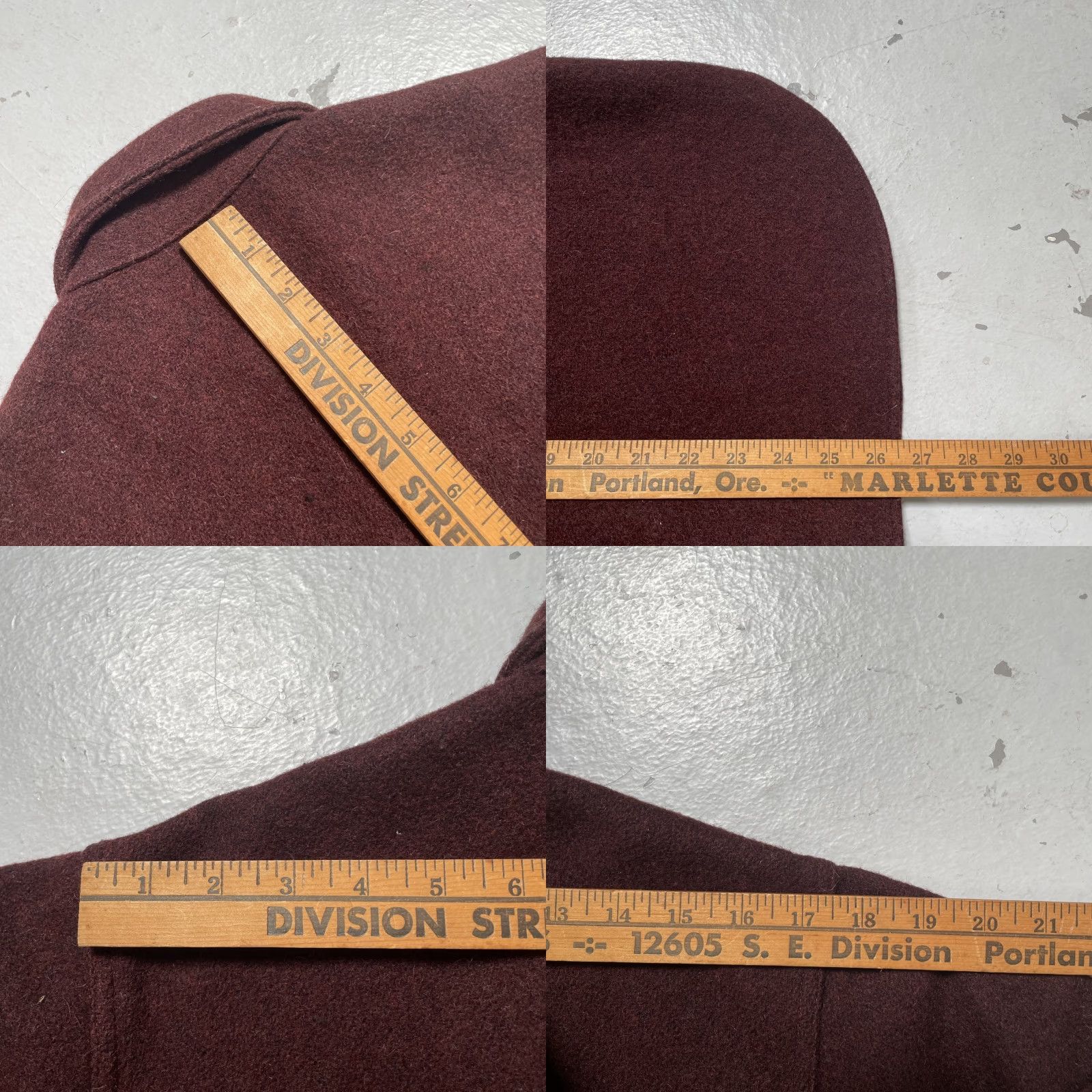 Vintage VINTAGE Lakeland USN Military CPO Style Wool Button Shirt Unisex Adults 38 Maroon 70s Workwear Navy Army Heritage 60s 70s Mens Womens Boys Girls Size US M / EU 48-50 / 2 - 8 Thumbnail