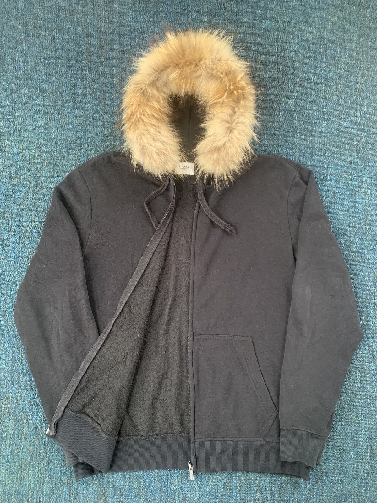 Japanese Brand Polham style Fur ziphoodie Size US M / EU 48-50 / 2 - 7 Thumbnail
