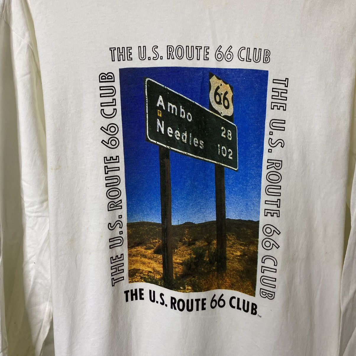 Route 66 × Vintage × West Coast Choppers Vintage The US 66 Route Club Motorcycle Nice Backhit LS Tee Size US M / EU 48-50 / 2 - 2 Thumbnail