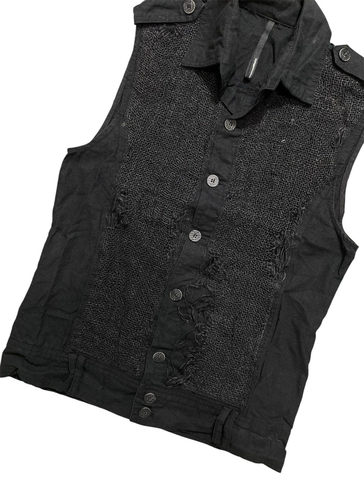 Designer × Vintage Unplugged museum Linen Distressed Shirt Ifsix style Size US S / EU 44-46 / 1 - 2 Thumbnail
