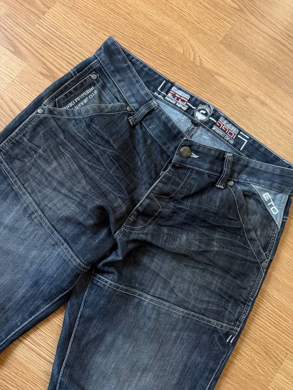 Hysteric Glamour ETO JEANS 9901 Zero One Baggy Flared Jeans Y2K Distressed Size US 32 / EU 48 - 5 Thumbnail